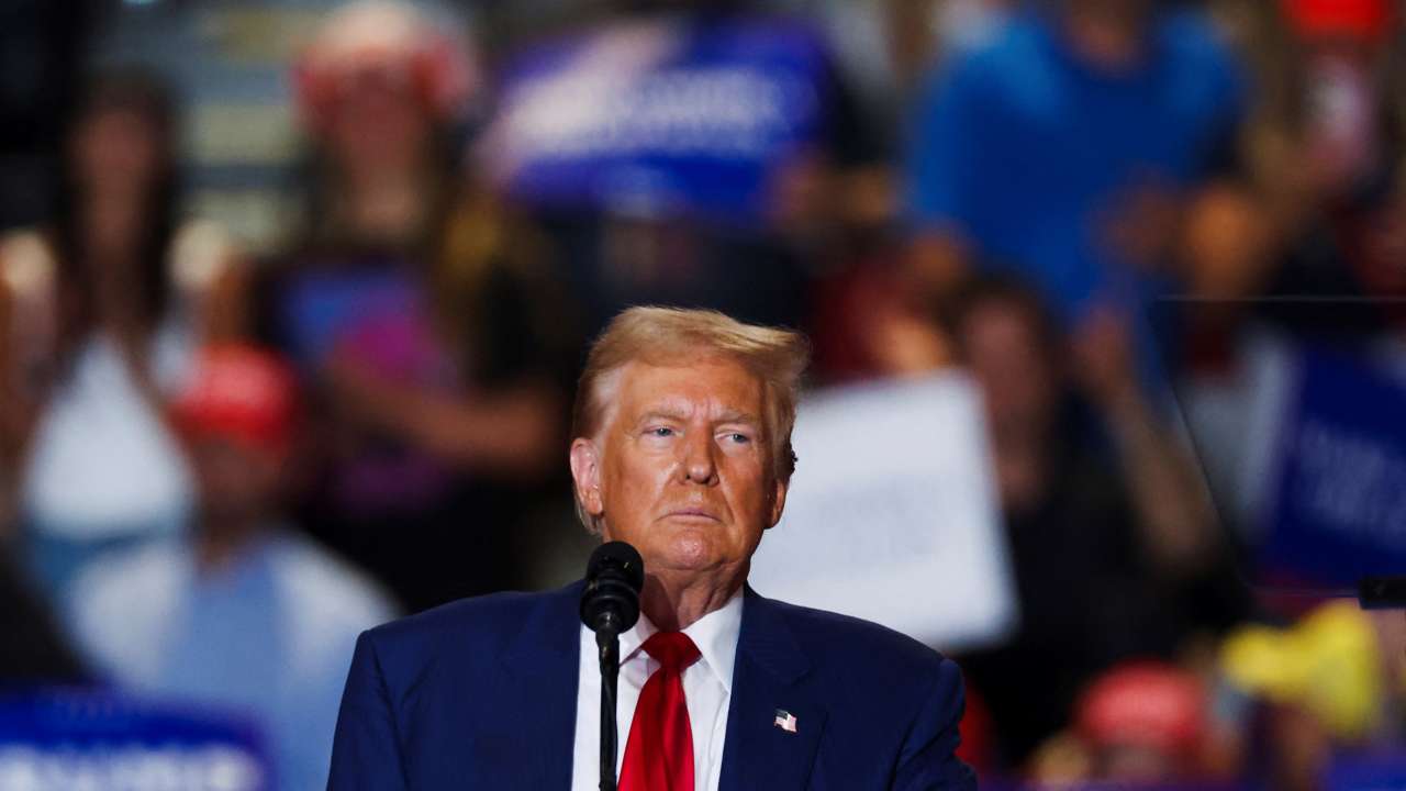 Former U.S. President Trump rally at Nassau Veterans Memorial Coliseum in Uniondale