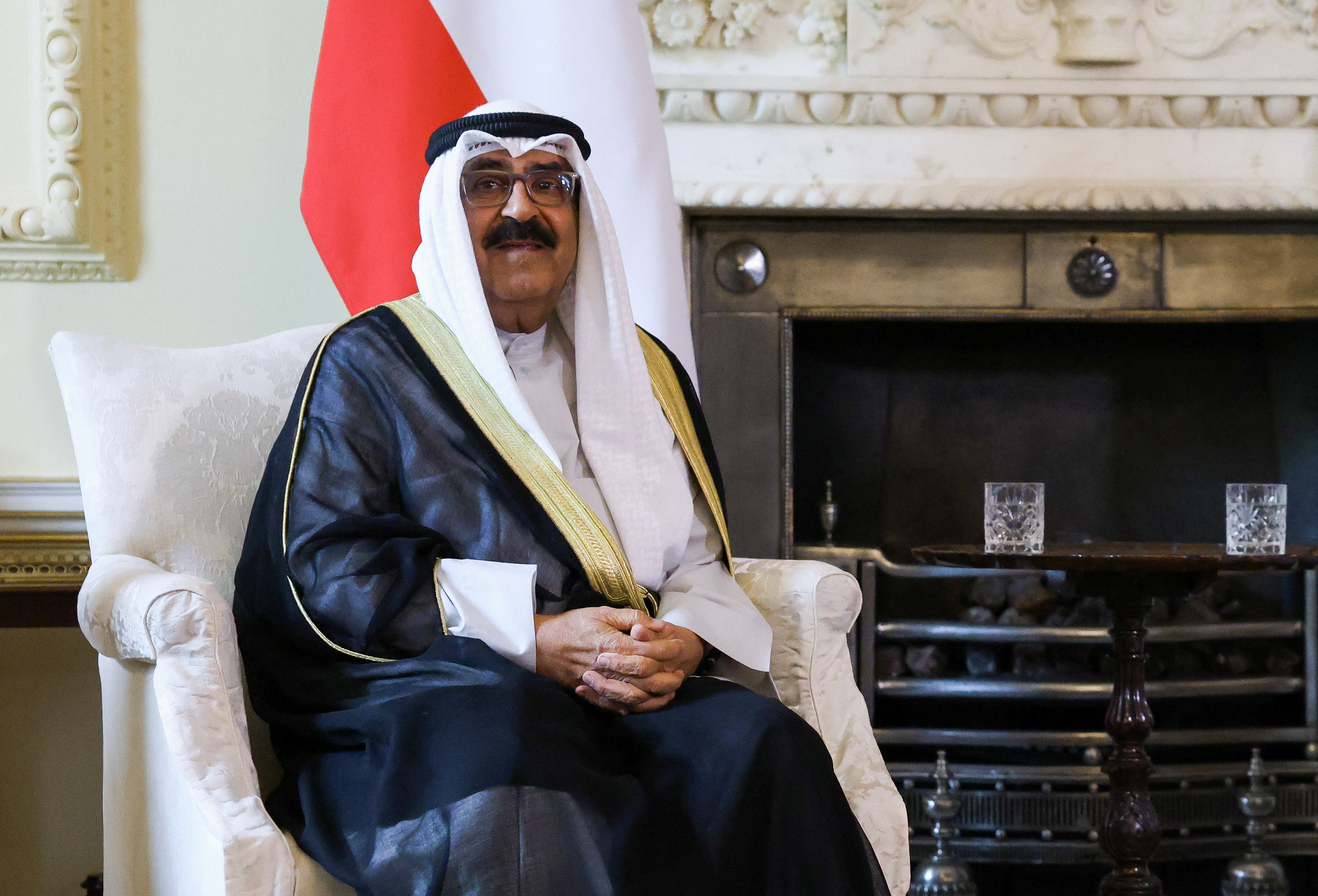 Britain's Prime Minister Sunak meets Kuwait's Crown Prince
