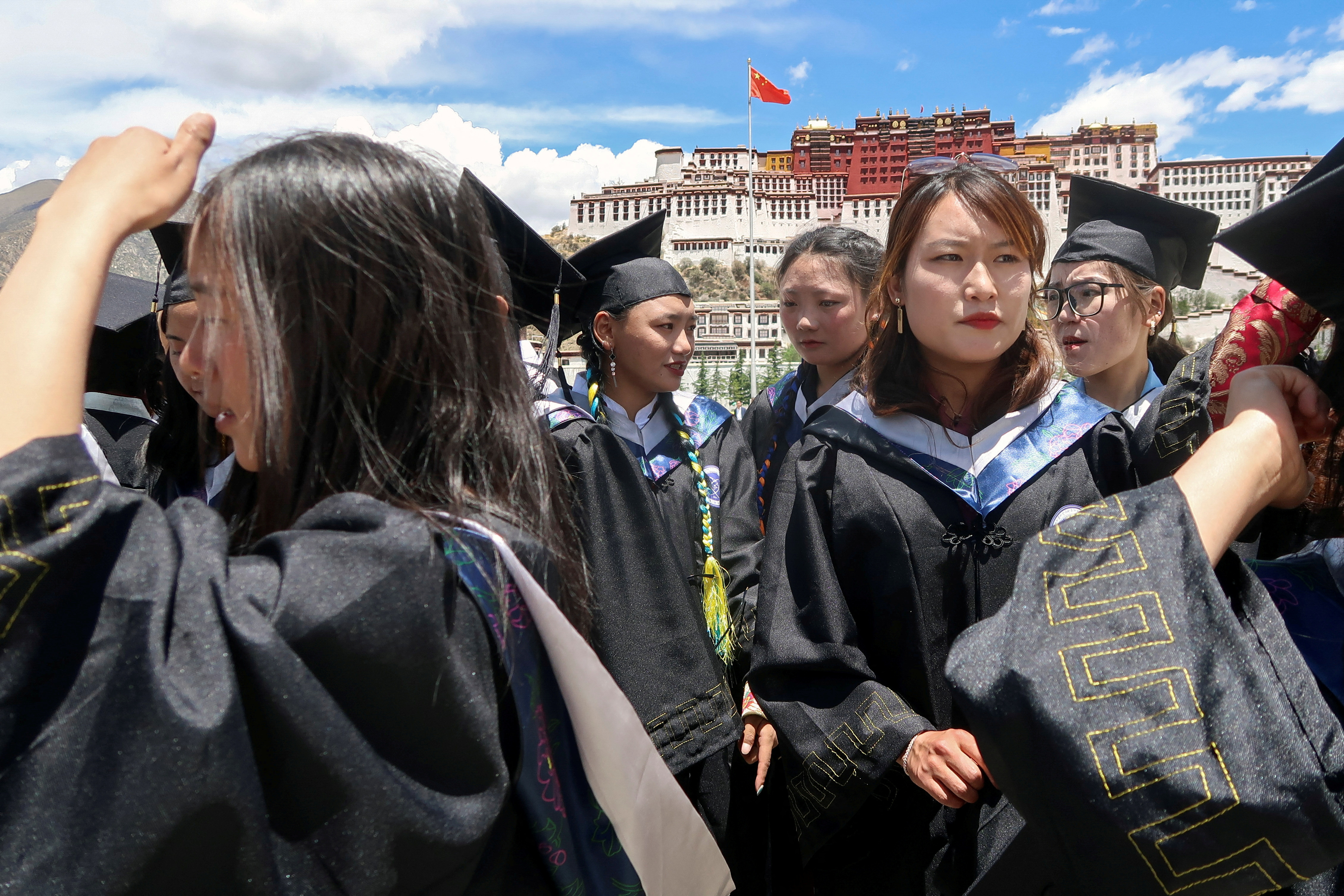 FILE PHOTO: Potala Palace Square during a government-organised media tour to Lhasa