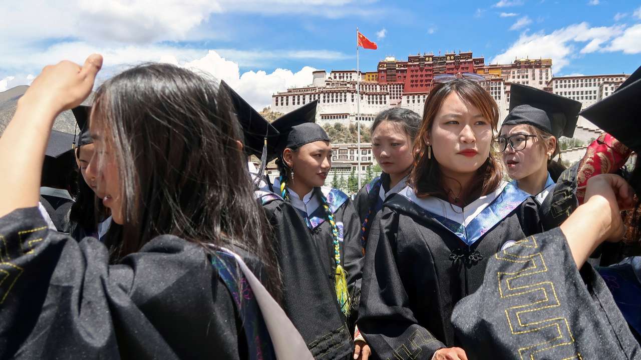 FILE PHOTO: Potala Palace Square during a government-organised media tour to Lhasa