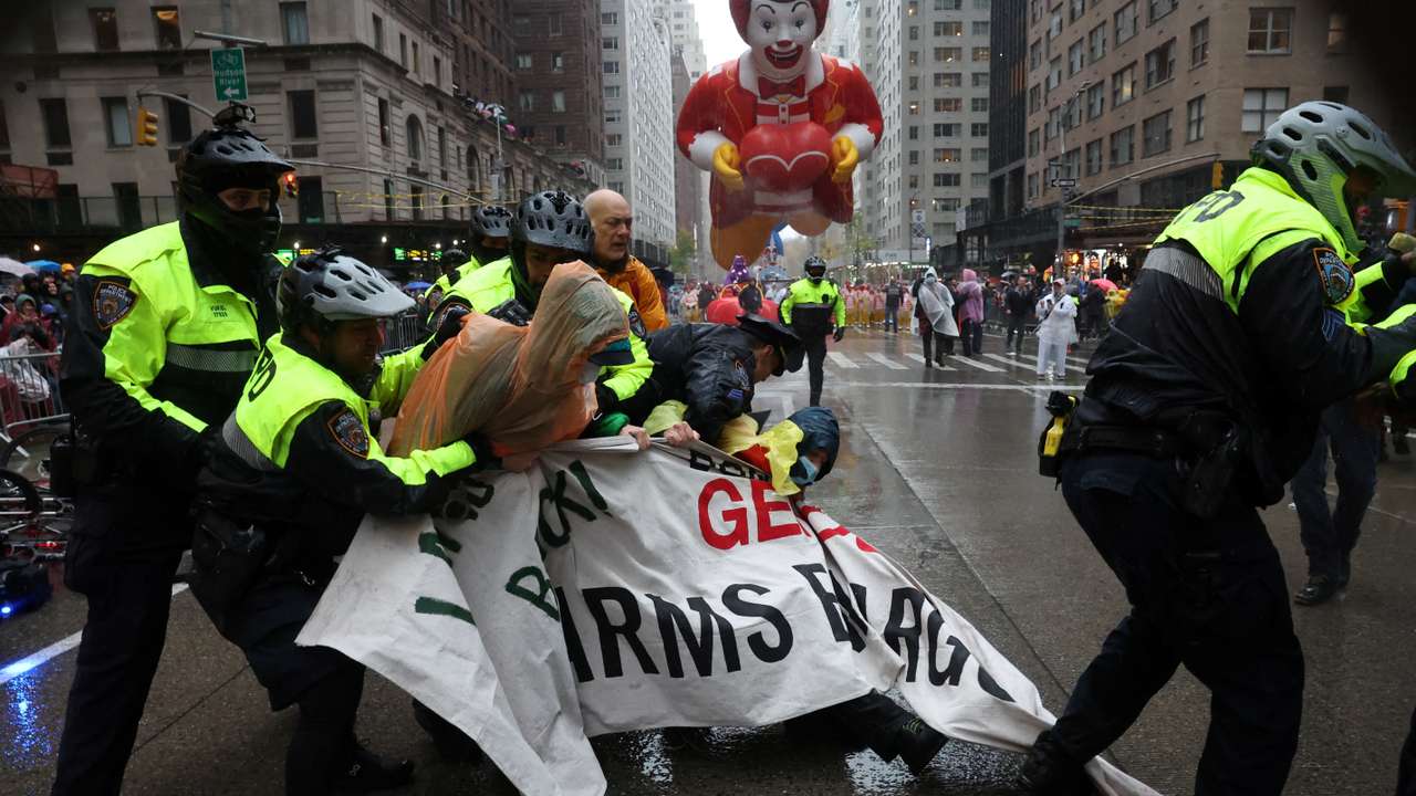 98th Macy's Thanksgiving Day Parade in New York City