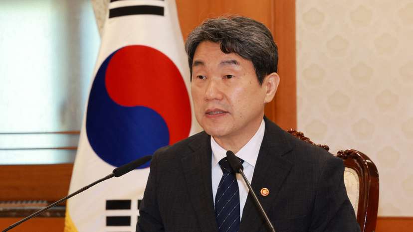 South Korea's acting President Lee Ju-ho presides over the national security council, in Seoul