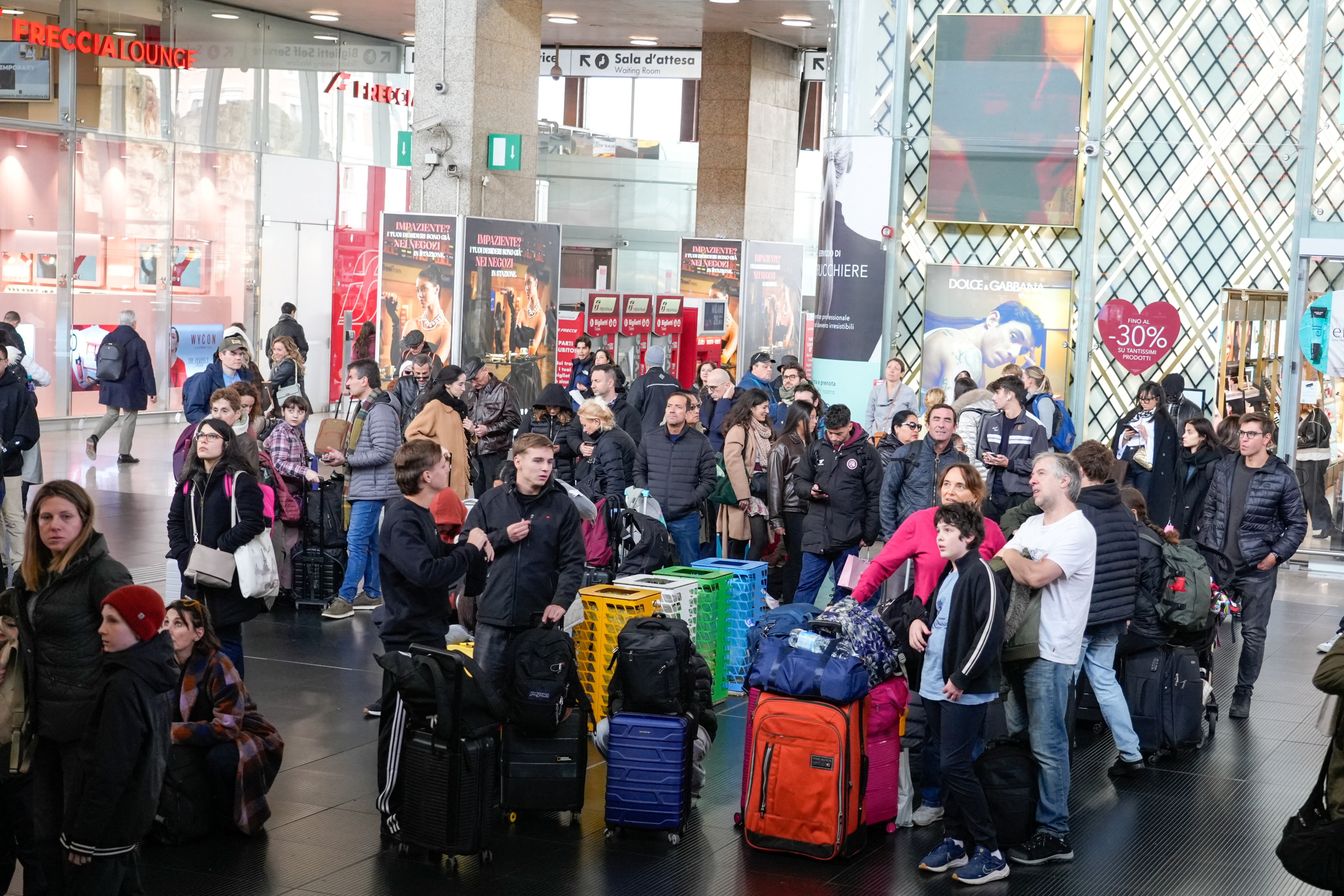 Trains in Italy delayed by latest suspected sabotage attack during Olympics