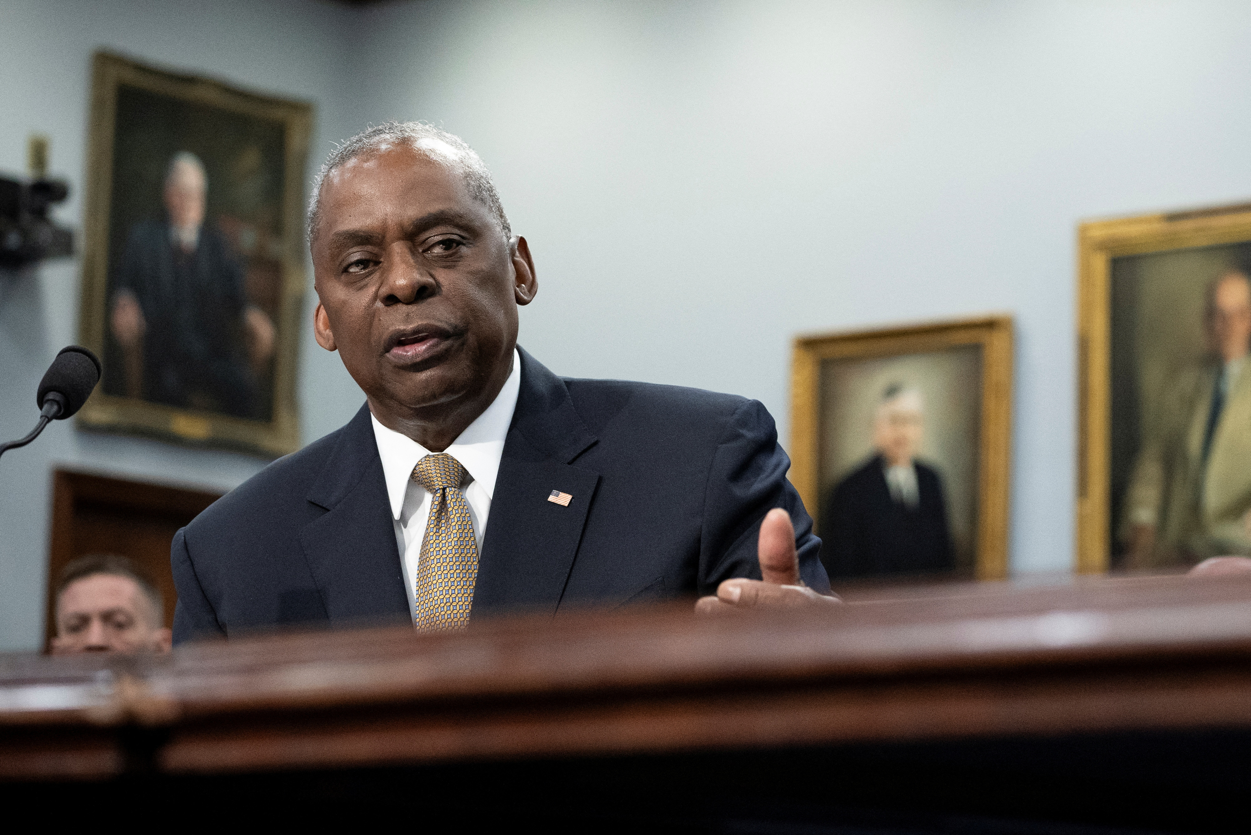 Defense Sec. Lloyd Austin and the Joint Chiefs of Staff General Charles Brown, Jr. testify on Capitol Hill
