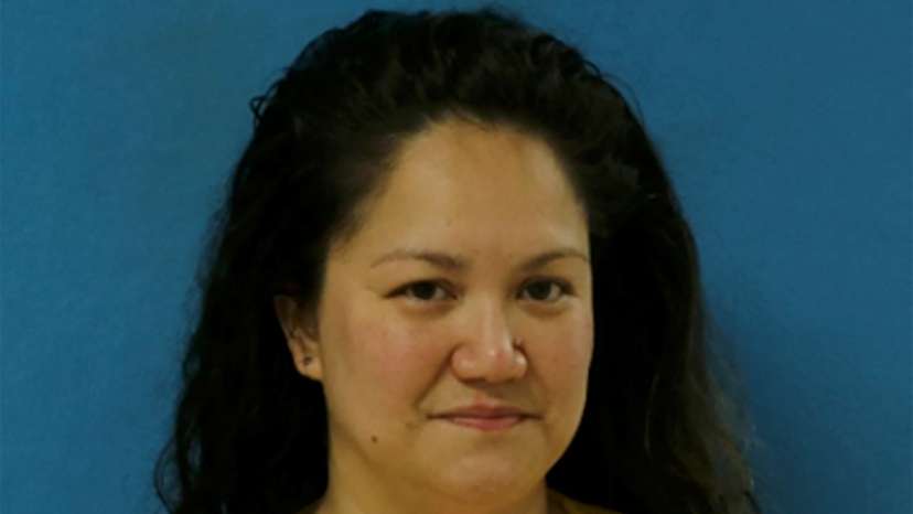 Elizabeth Wolf poses for an undated police booking photograph