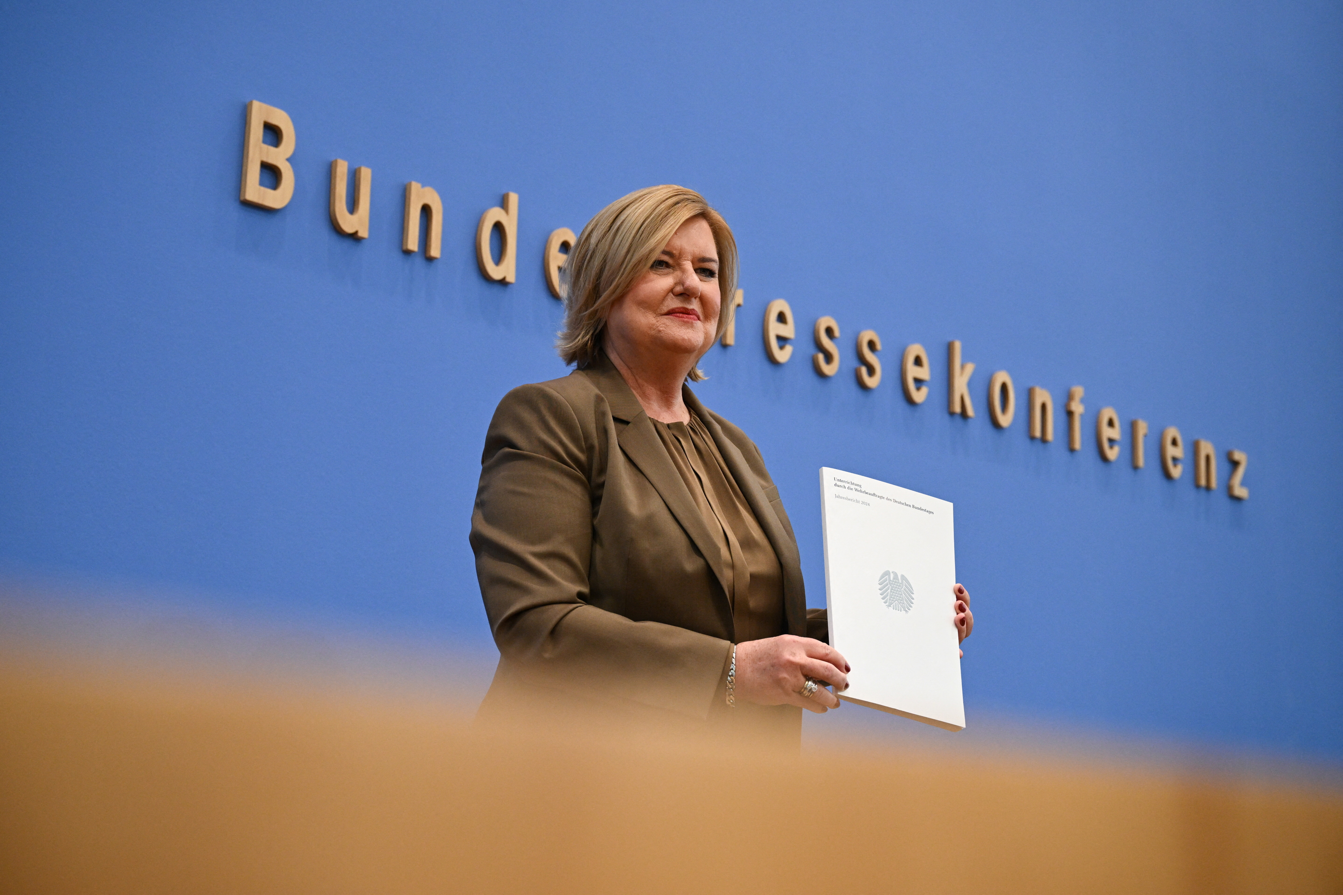 Presentation of the annual "Wehrbeauftragte" report 2024, in Berlin