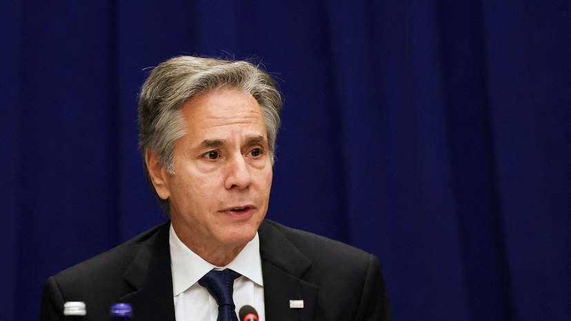 U.S. Secretary of State Antony J. Blinken at a ministerial meeting of the Foreign Ministry Channel for Global Health Security, in New York