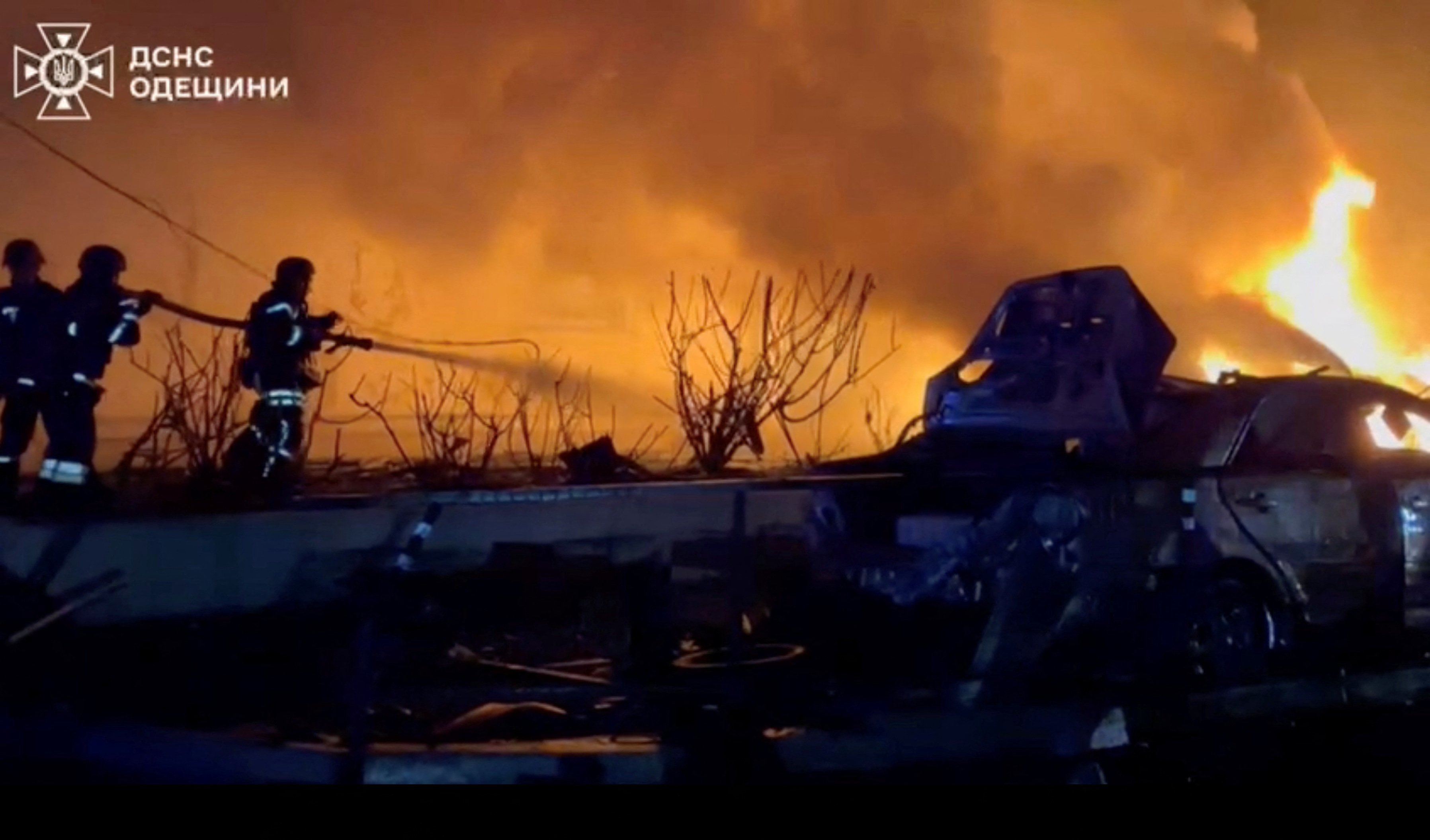 FILE PHOTO: Russian drone attack causes power cuts in Ukraine's Odesa, governor says