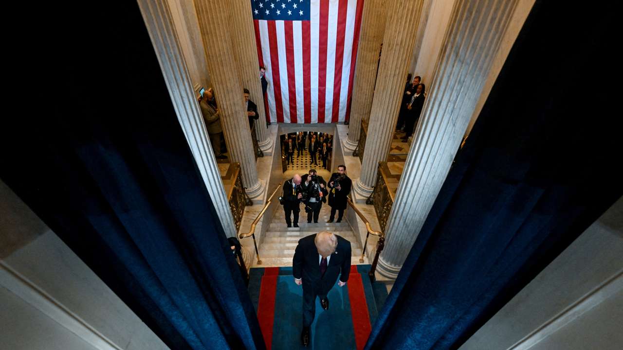 Inauguration ceremony for Trump's second presidential term