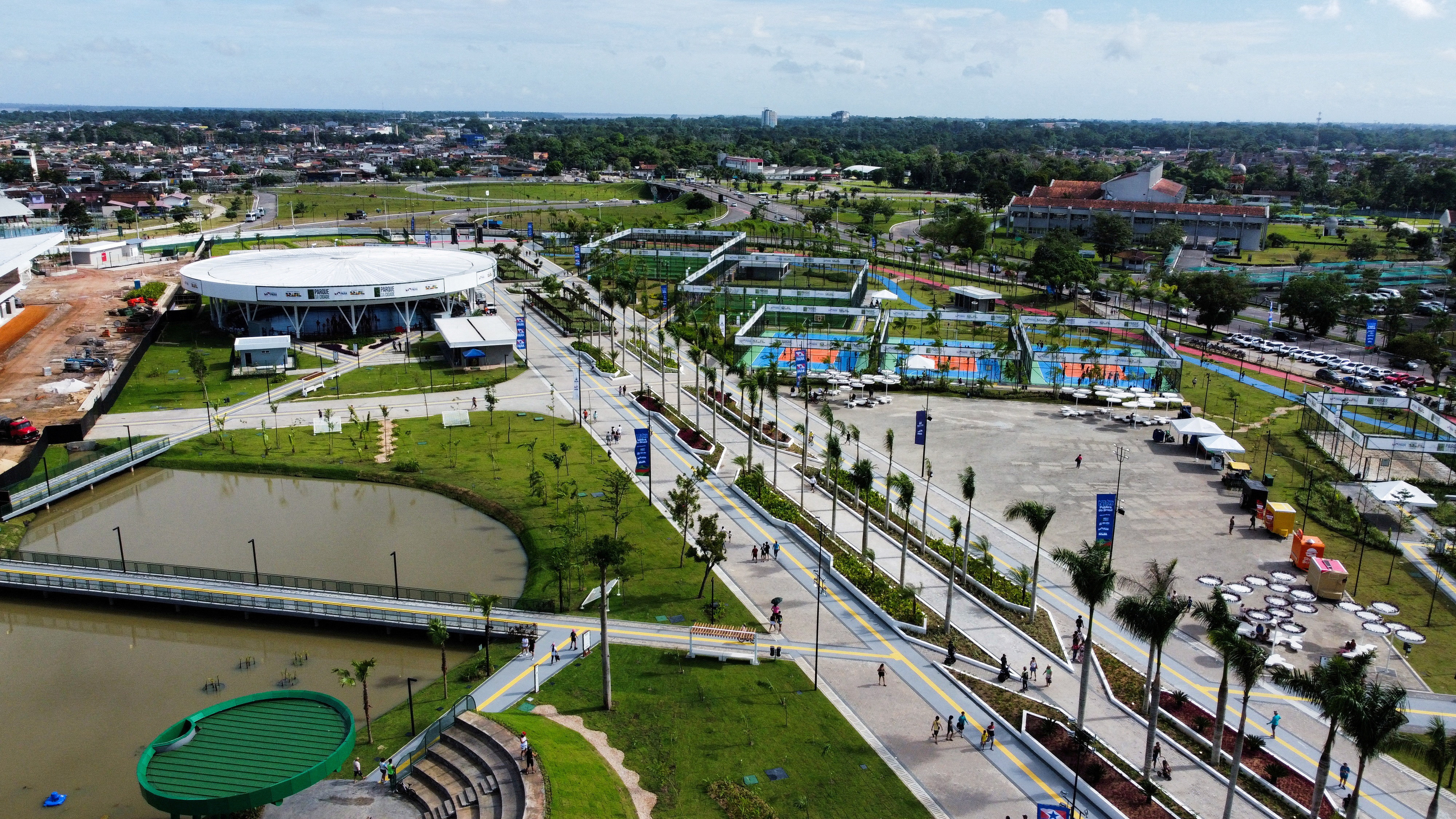 FILE PHOTO: Belem inaugurates the "Parque da Cidade" one of the principal venues to host COP30 in November