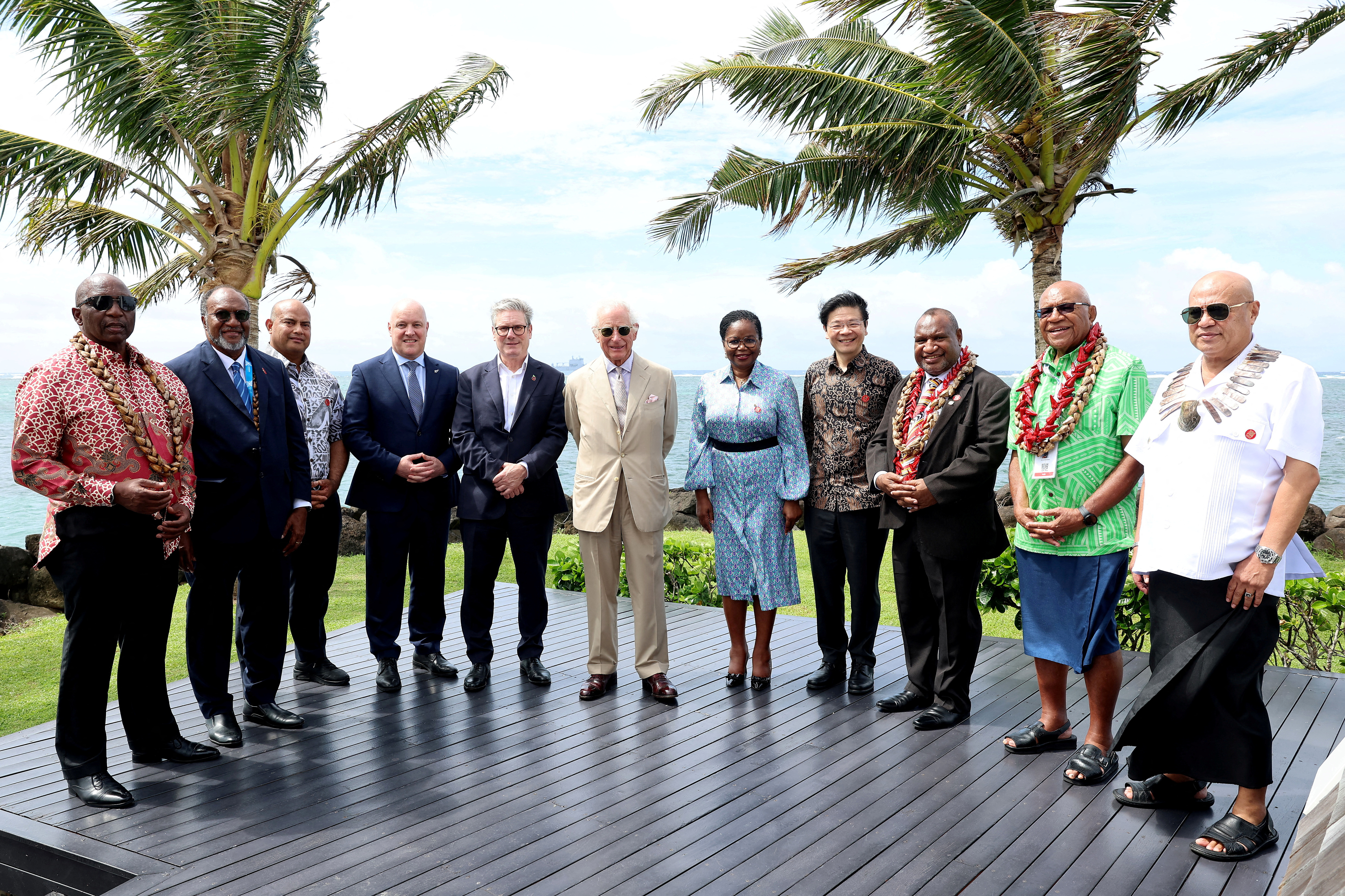 Britain's King Charles and Queen Camilla visit Samoa