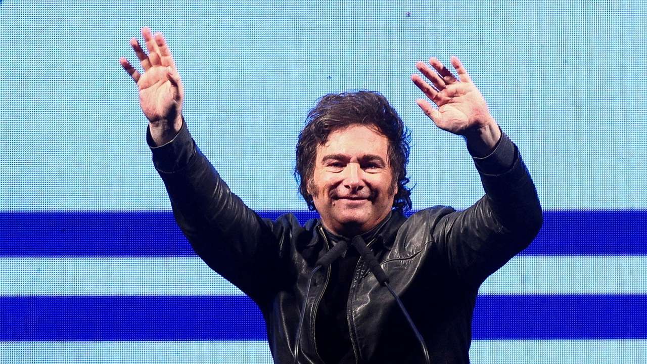 FILE PHOTO: Argentina's President Javier Milei holds rally in Buenos Aires to launch his party nationally