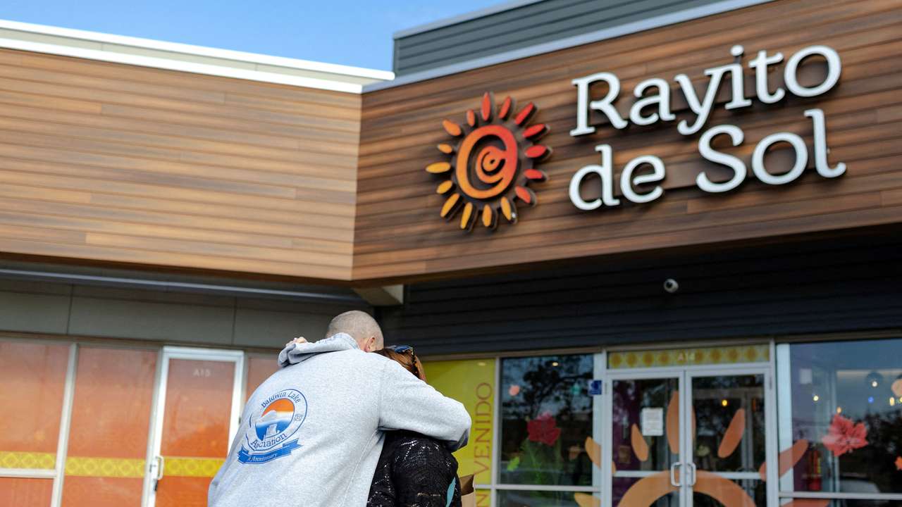 Press conference after federal agents raided a daycare in Chicago