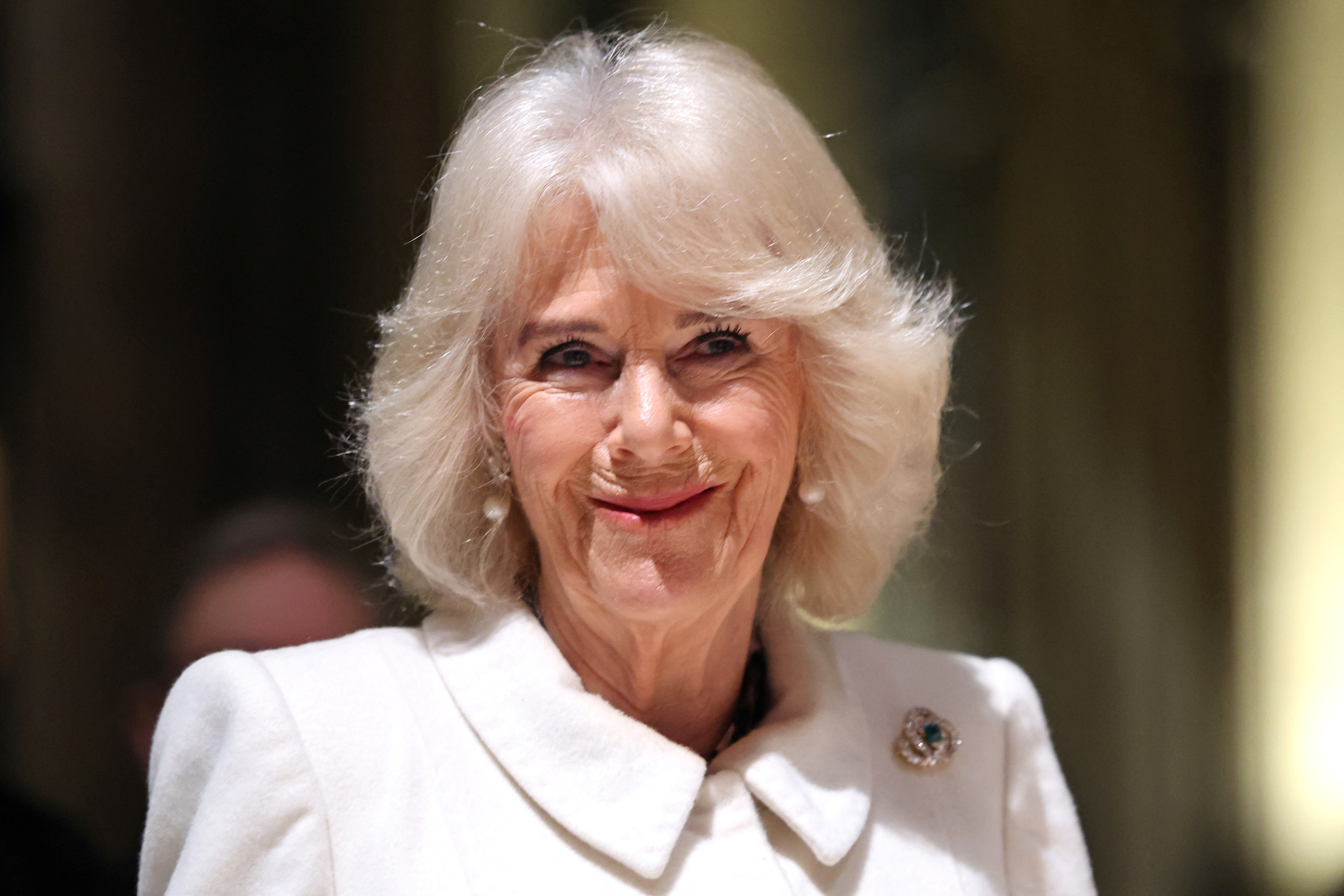 Queen Camilla attends musical evening  at Salisbury Cathedral