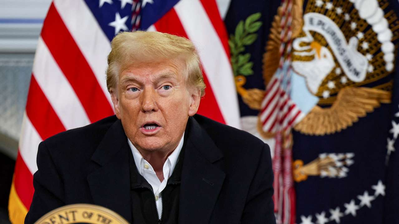U.S. President Trump surveys recovery efforts in North Carolina