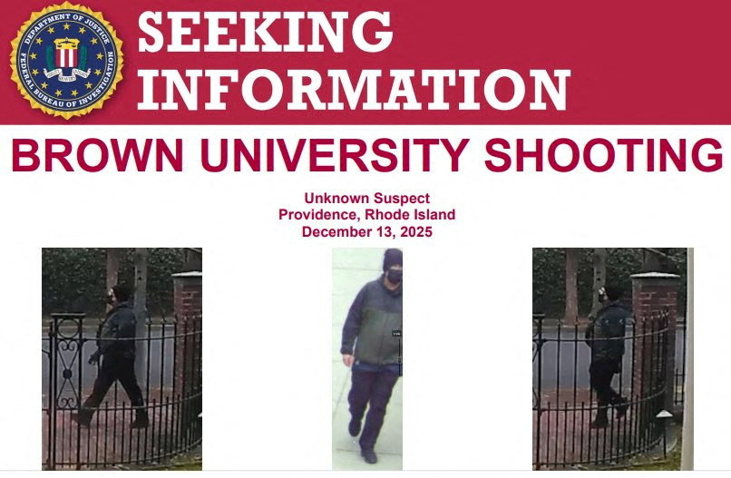 Manhunt for Brown University shooter continues in Providence