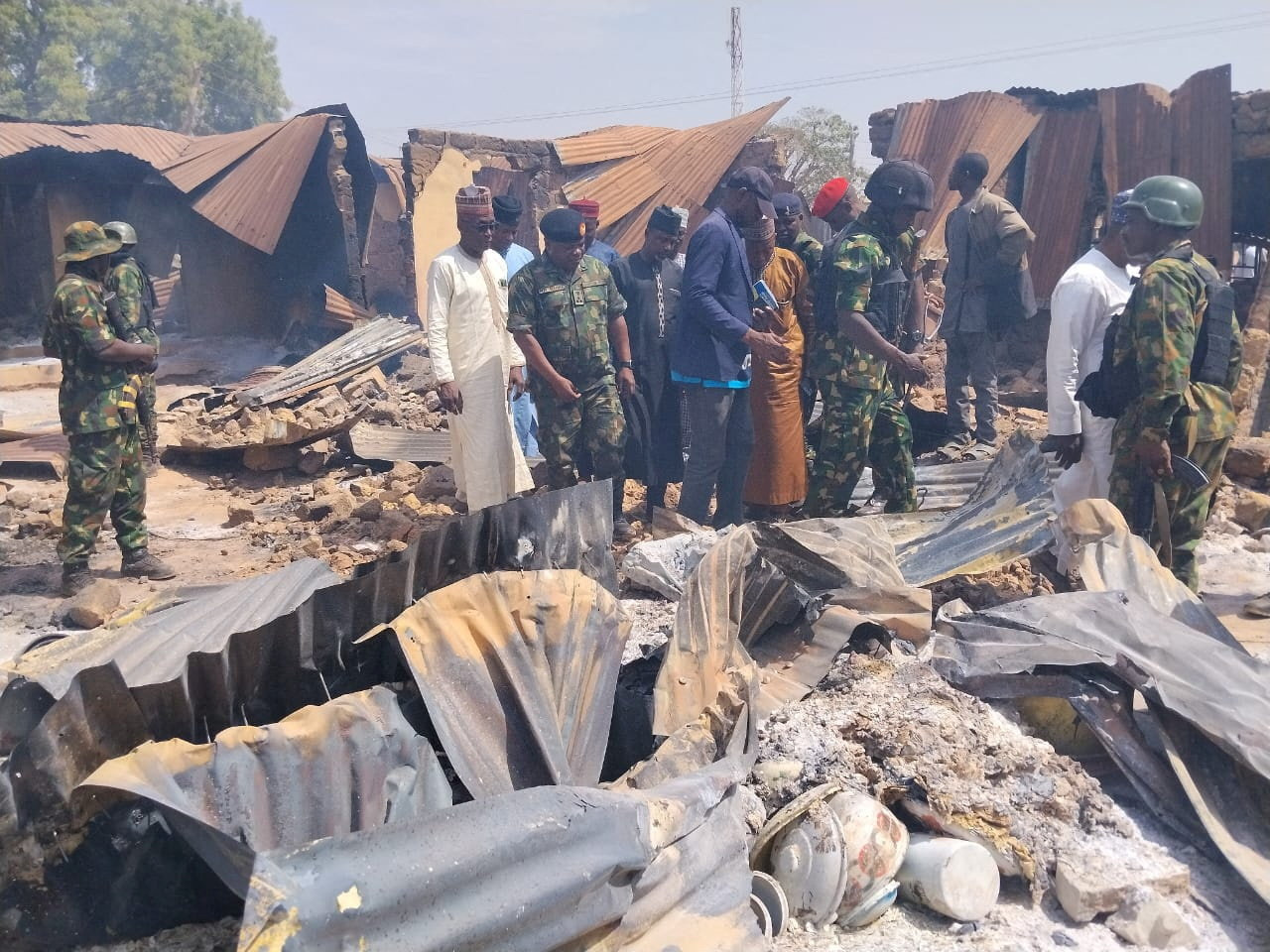 Dozens killed by gunmen in an overnight attack in northern Nigeria