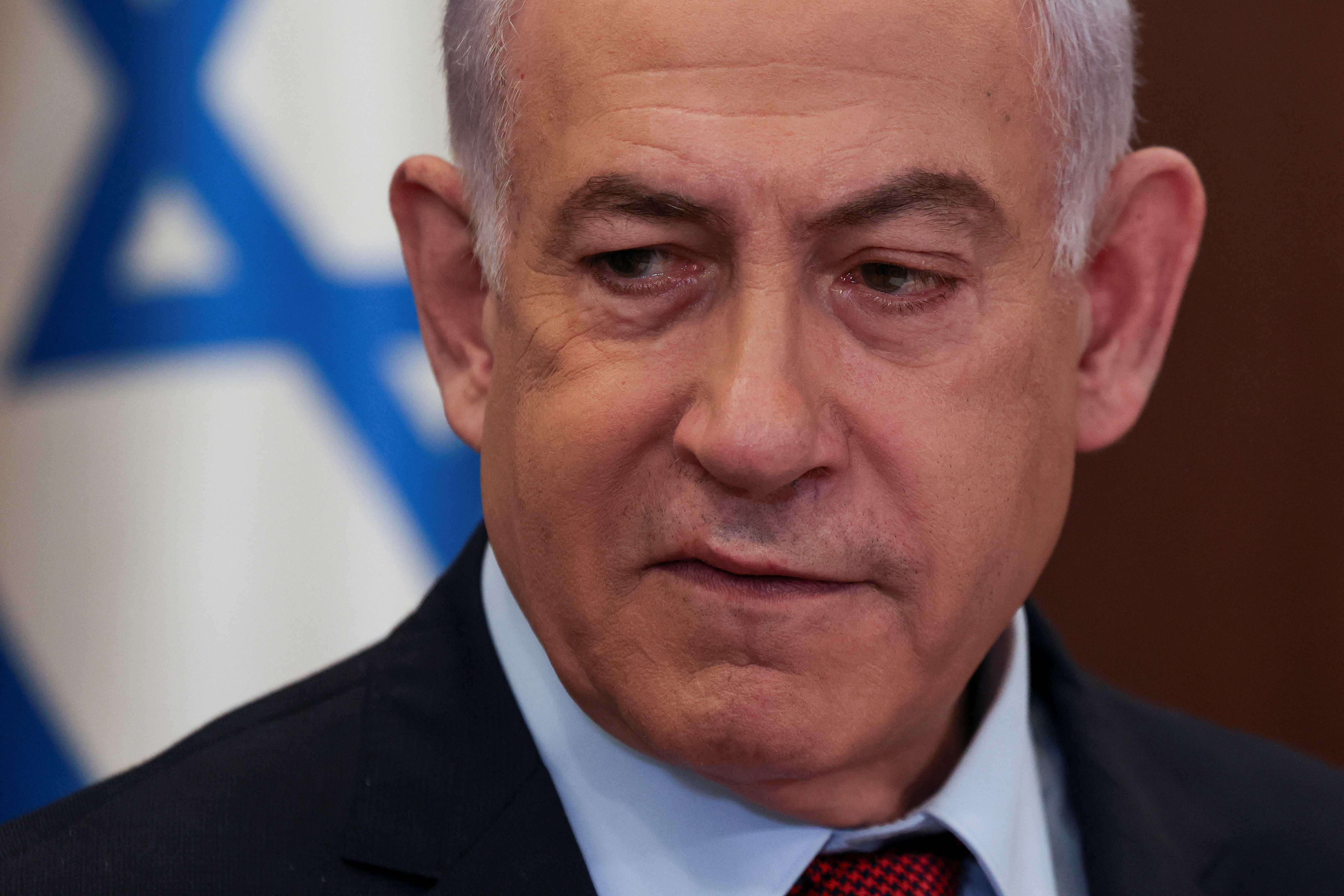 Weekly cabinet meeting at the Prime Minister's office in Jerusalem