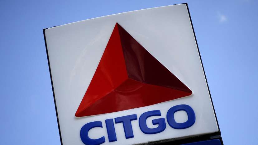 FILE PHOTO: The logo of PDVSA's U.S. unit Citgo Petroleum is seen at a gas station in Stowell
