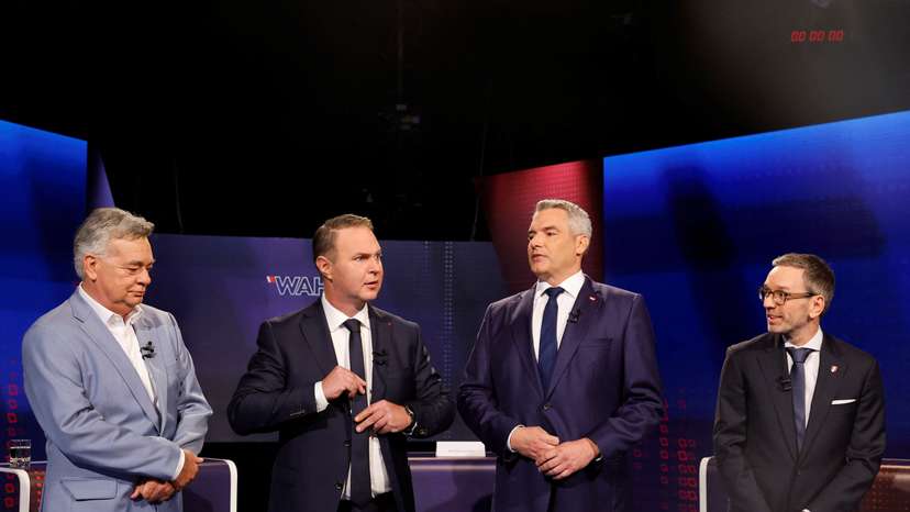 Last TV discussion before Austrian general elections on Sunday