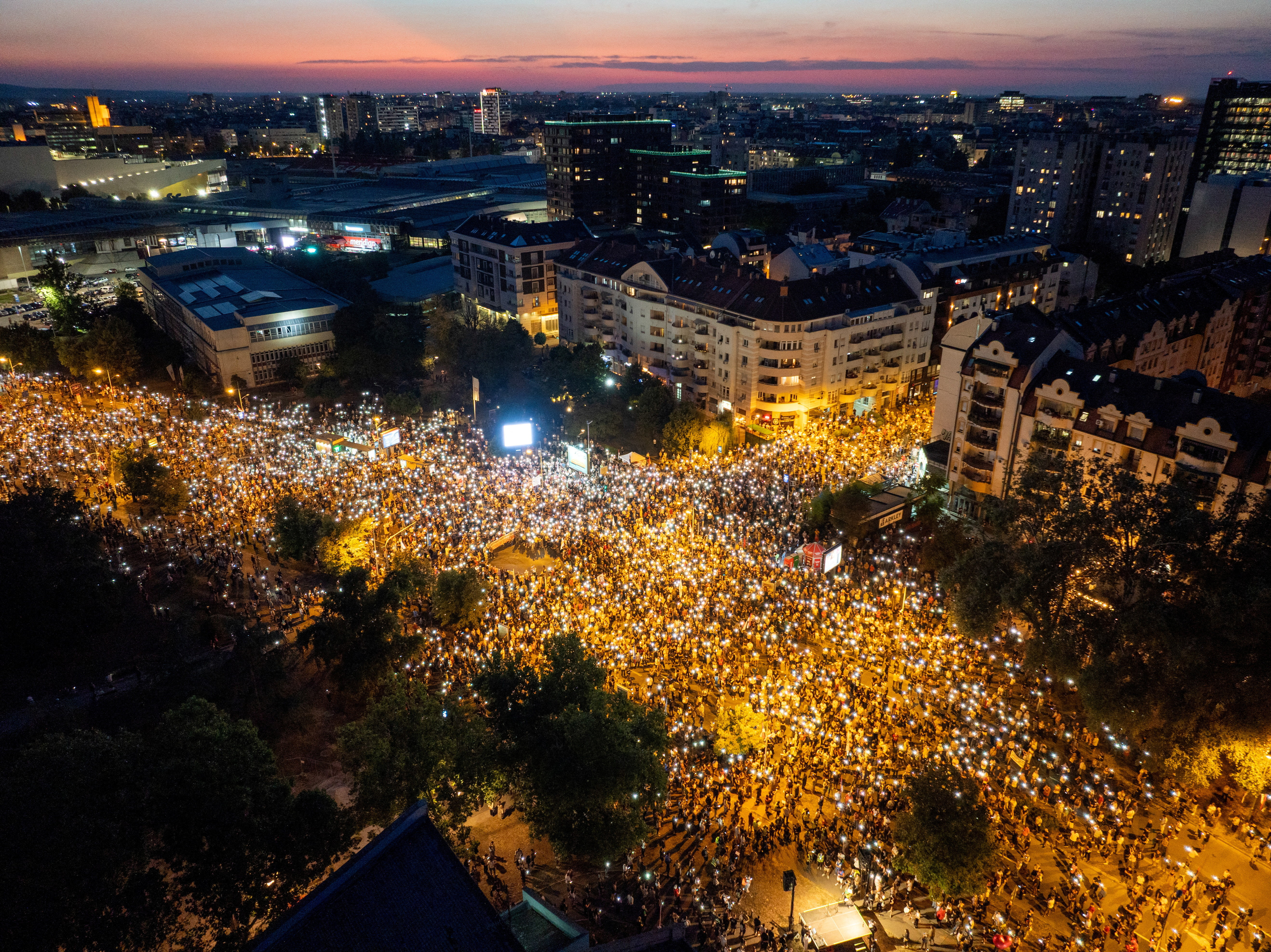 Anti-government protests in Novi Sad
