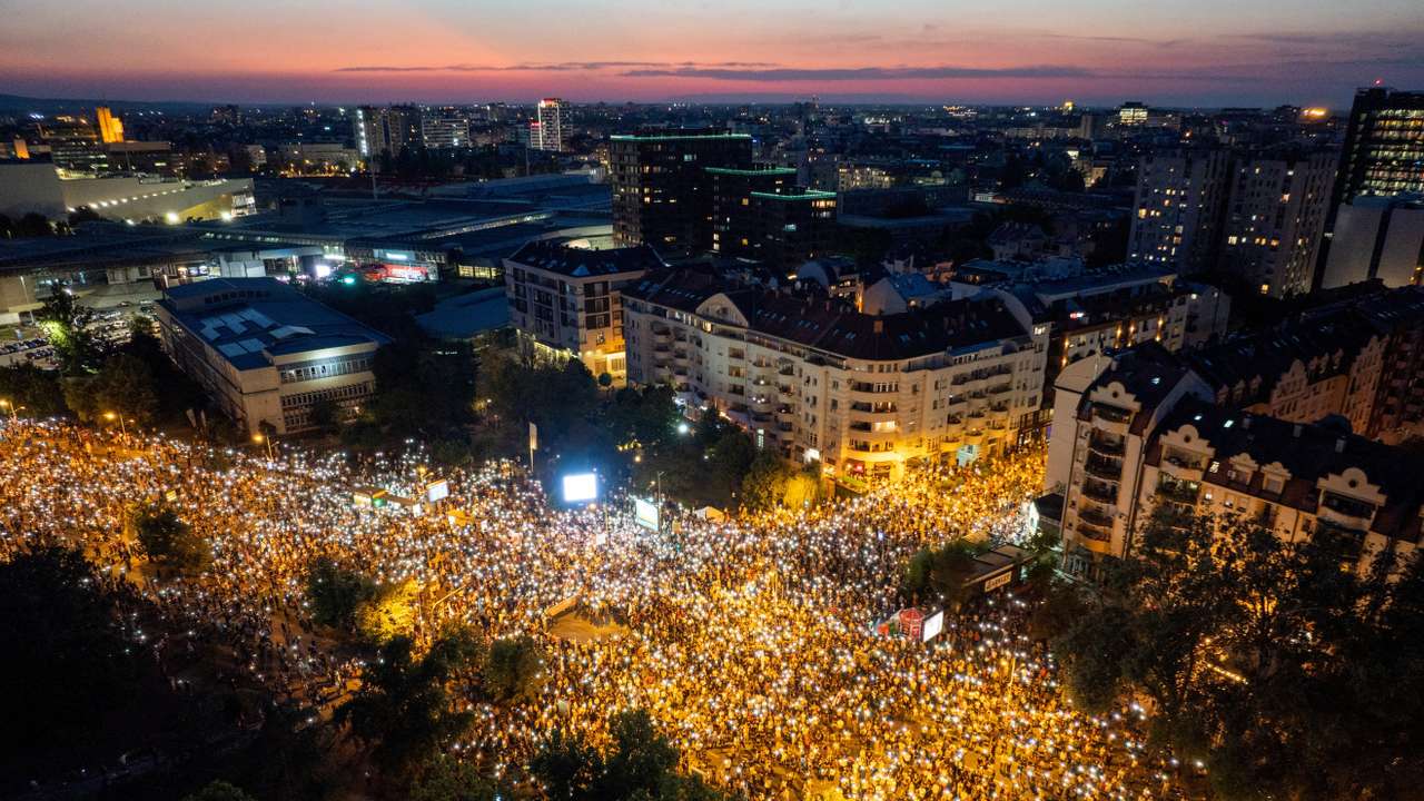 Anti-government protests in Novi Sad