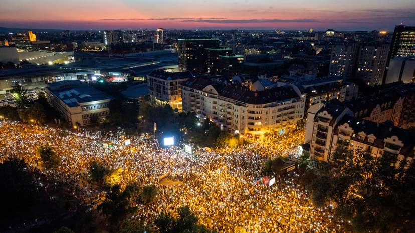 Anti-government protests in Novi Sad