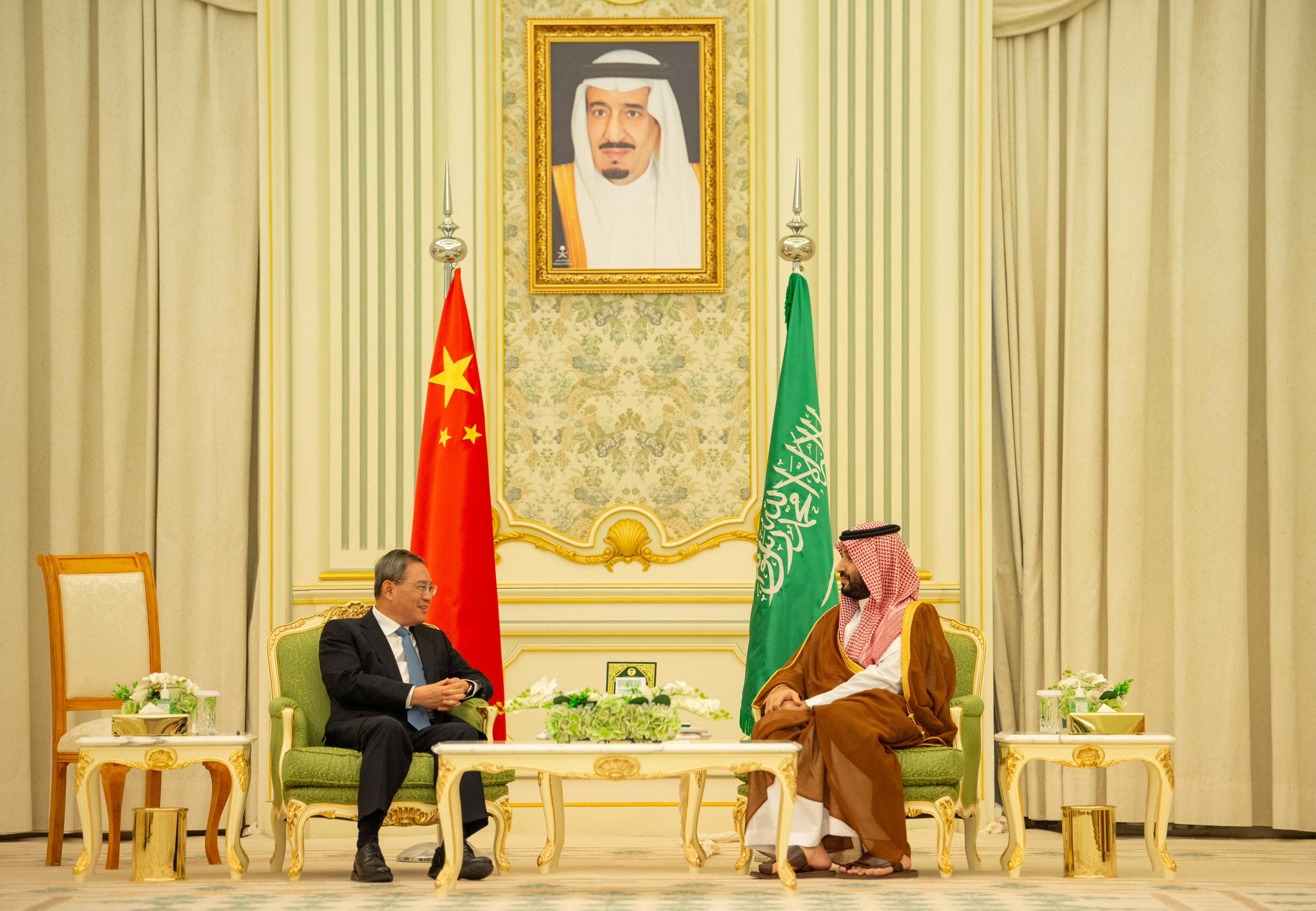 China's Prime Minister Li Qiang meets Saudi Crown Prince in Riyadh, Saudi Arabia