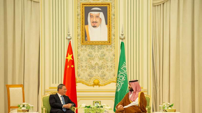 China's Prime Minister Li Qiang meets Saudi Crown Prince in Riyadh, Saudi Arabia