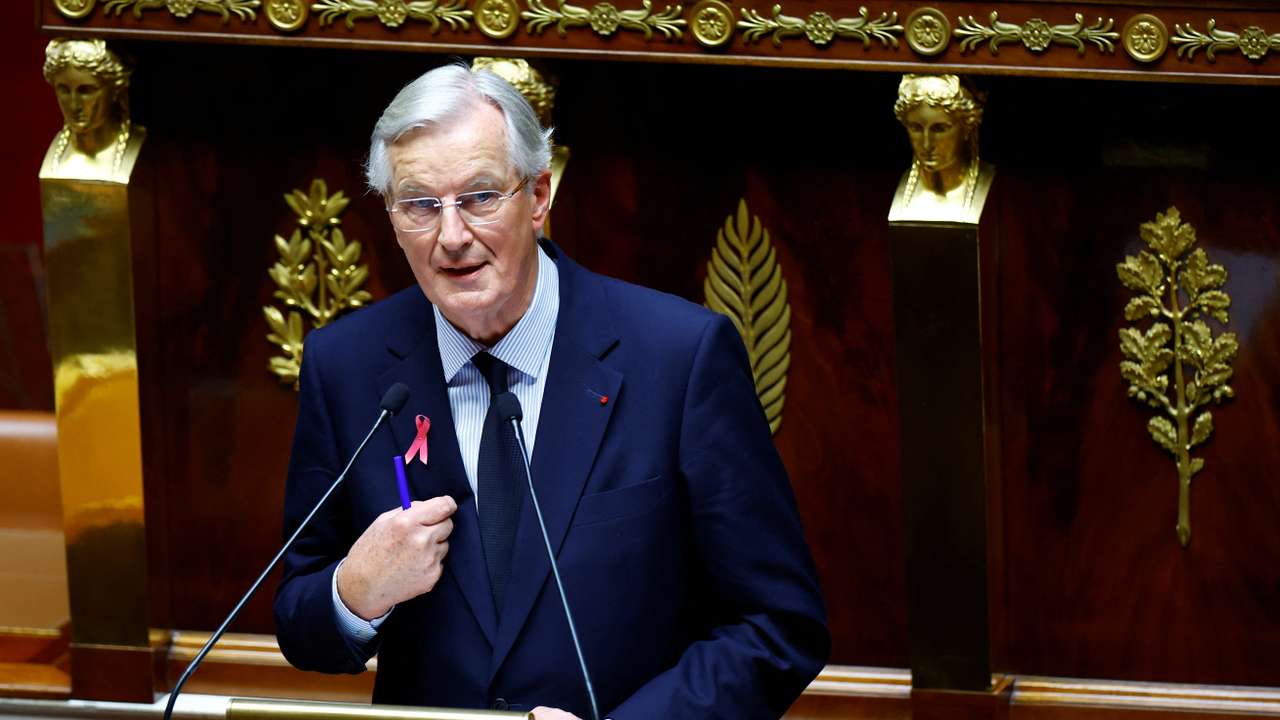 French PM Barnier delivers his general policy speech in front of the parliament in Paris