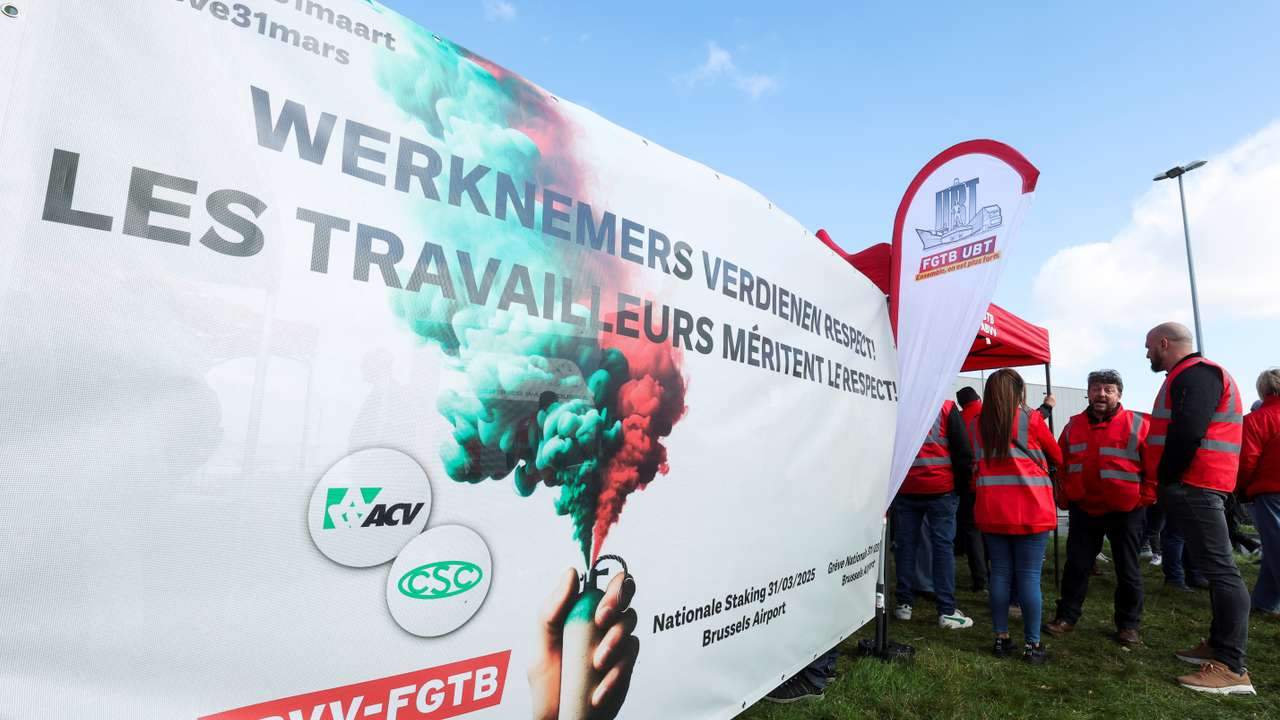 National strike in Belgium
