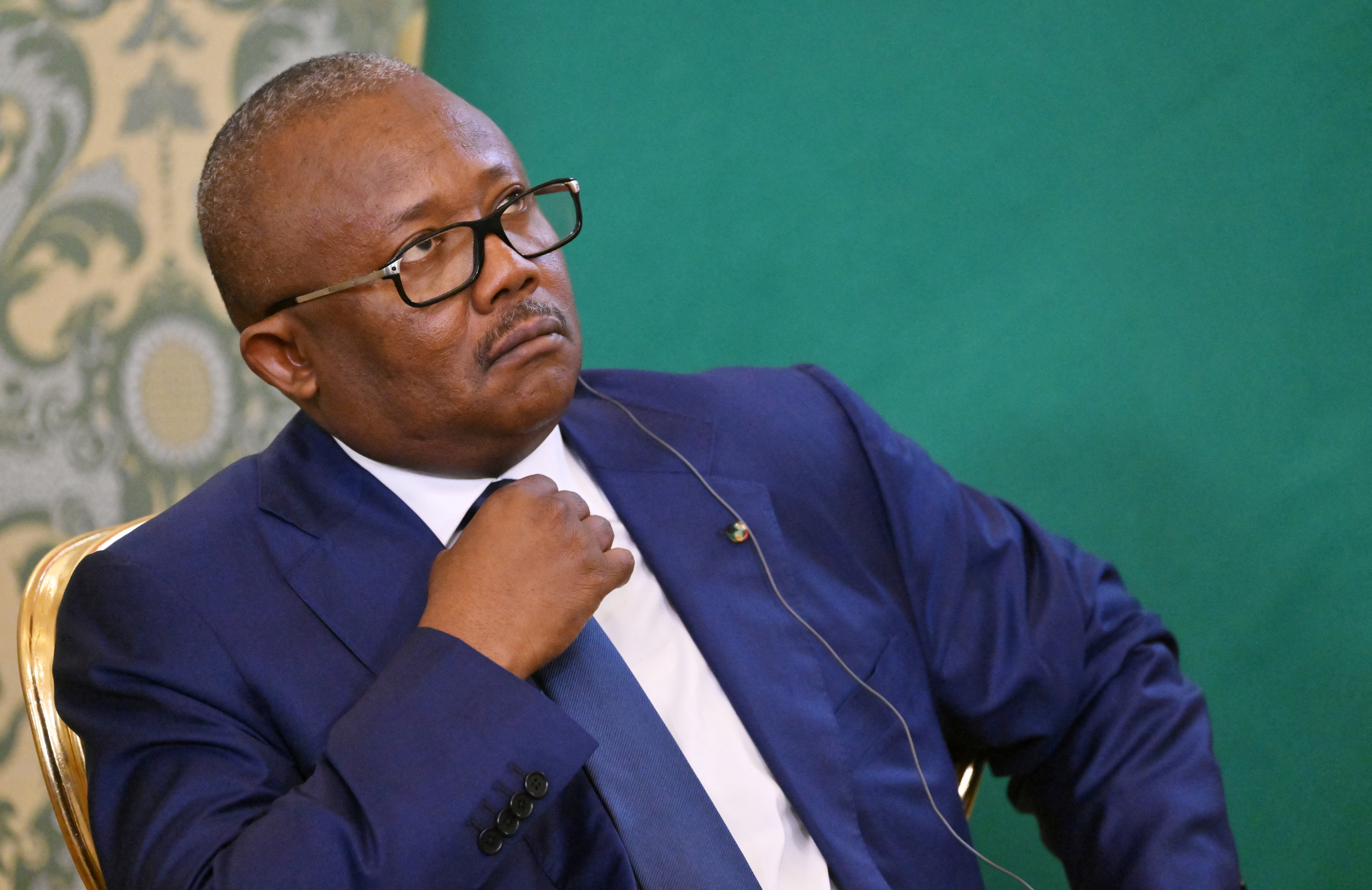 Russian president Vladimir Putin meets with Guinea-Bissau's President Umaro Sissoco Embalo in Moscow