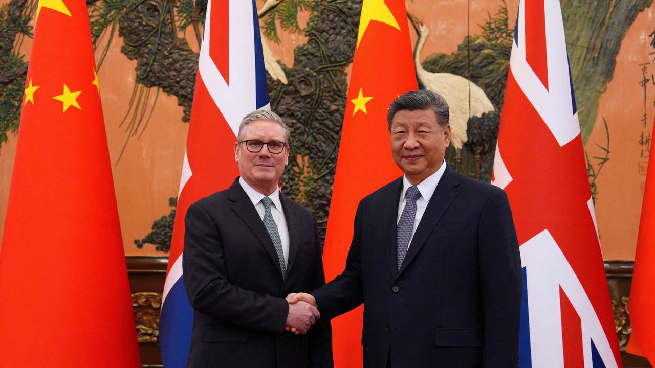 Britain's PM Keir Starmer visits China