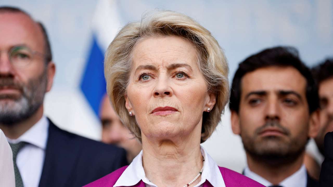 FILE PHOTO: A solemn moment to remember the people killed in Israel at the European Parliament