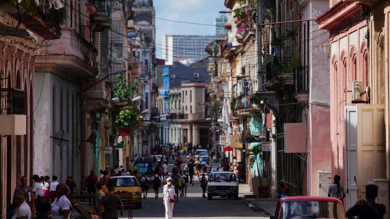 FILE PHOTO: A street view in Havana