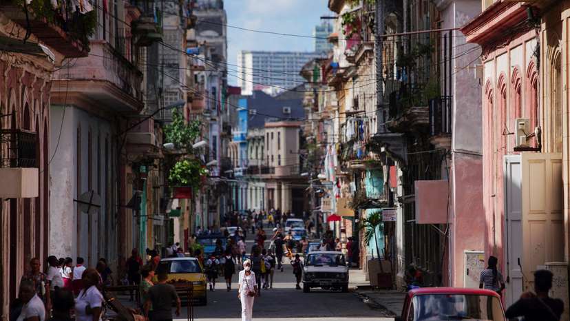 FILE PHOTO: A street view in Havana