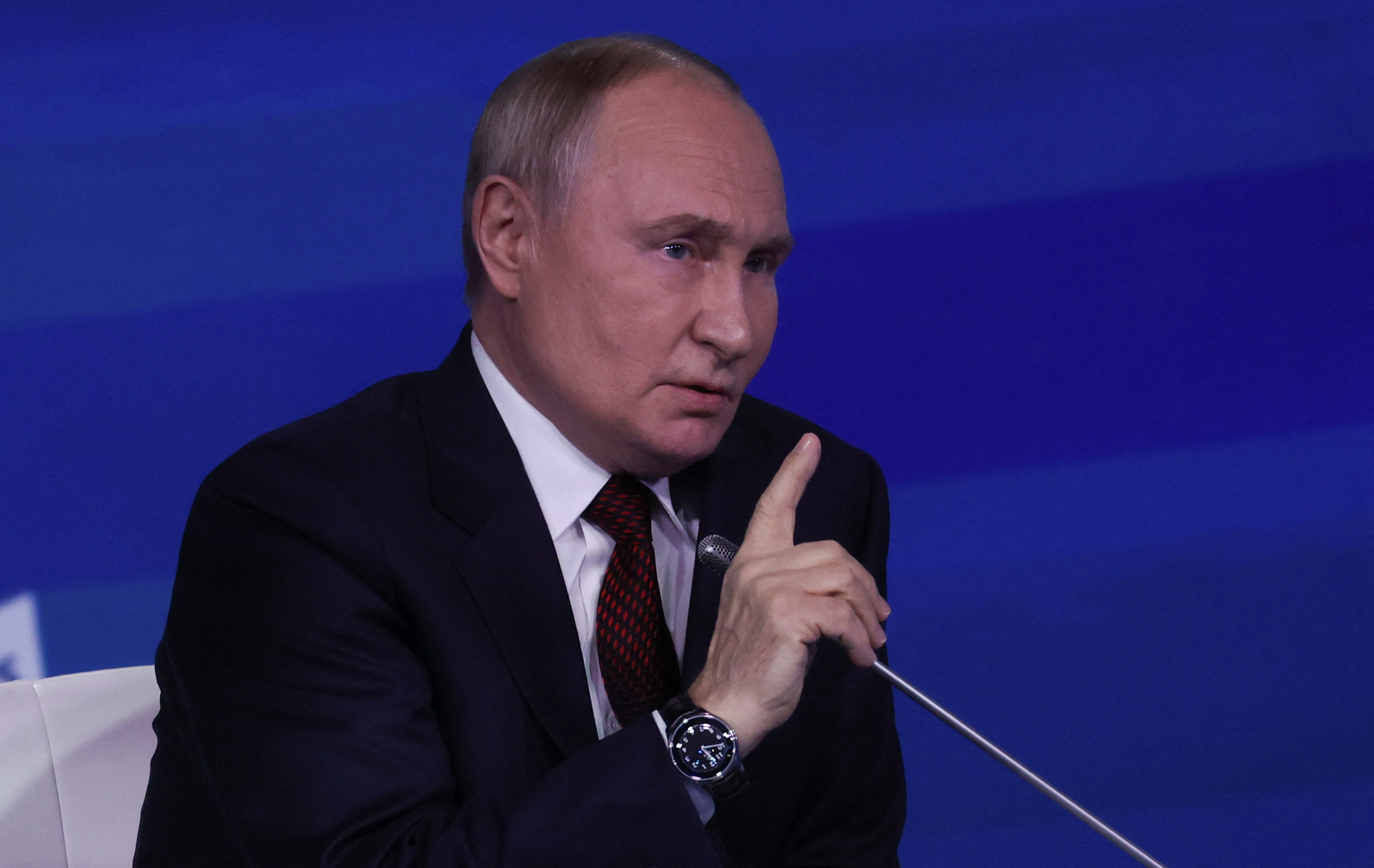 Russian President Vladimir Putin attends Valdai International Discussion Club in Sochi