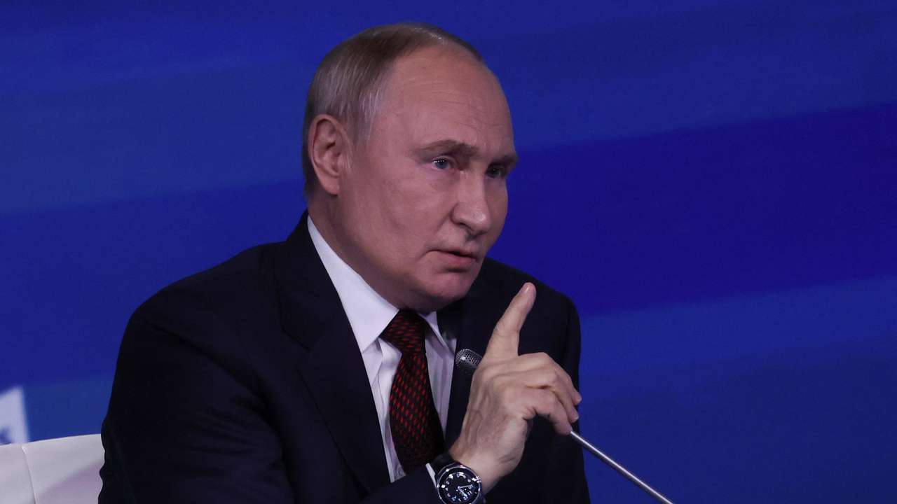 Russian President Vladimir Putin attends Valdai International Discussion Club in Sochi