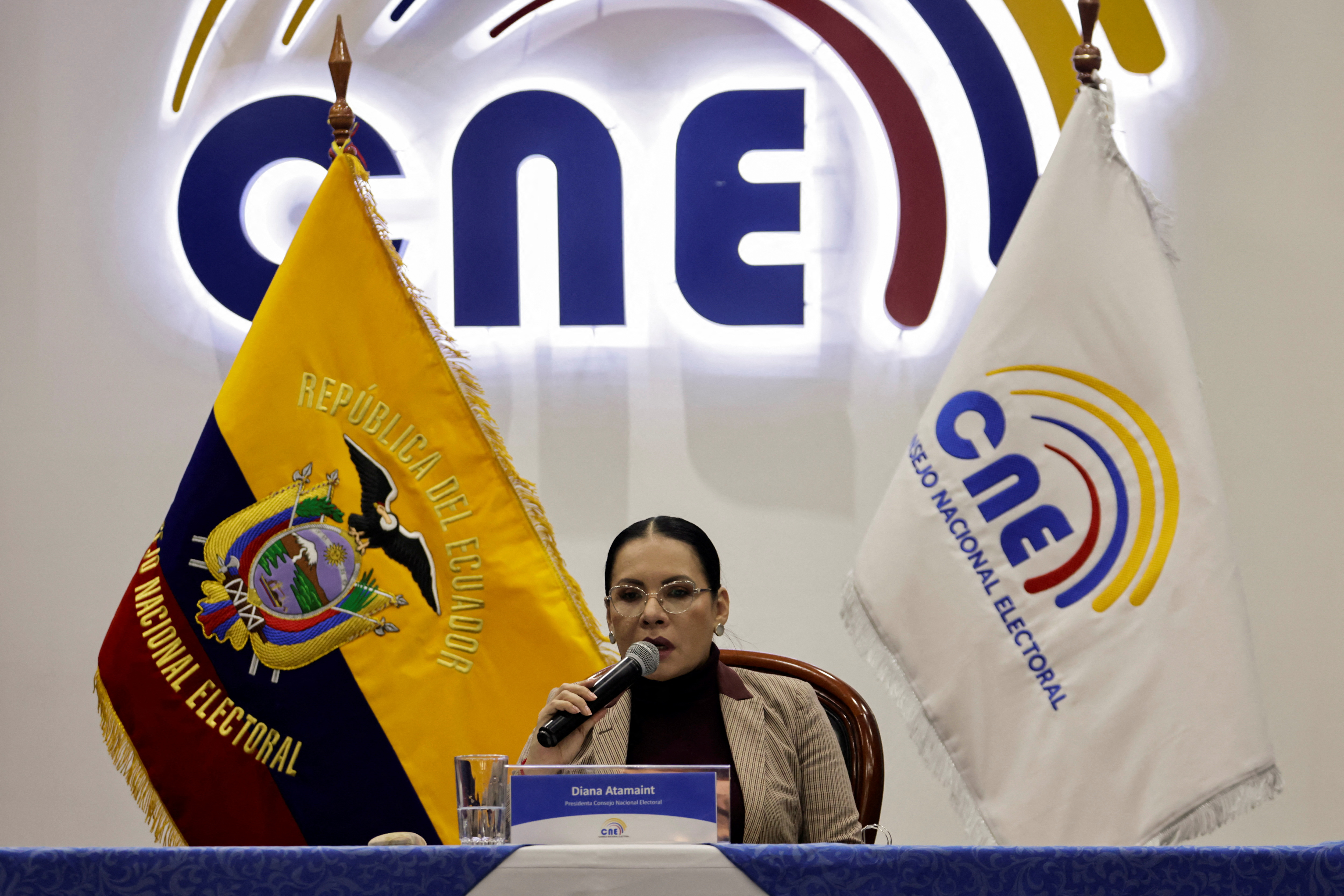 National public hearing of presidential election, in Quito