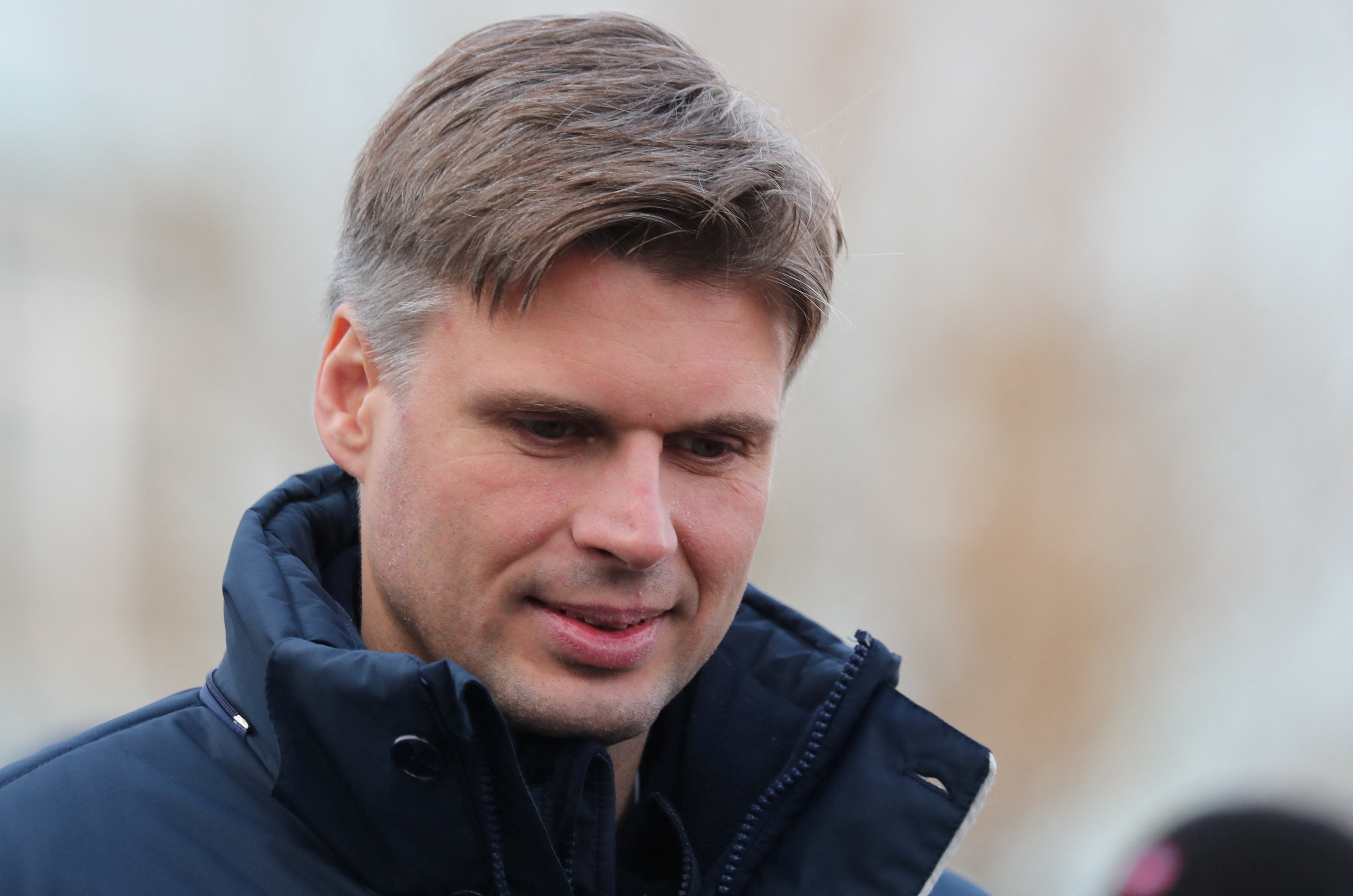 Head of the Roscosmos space corporation Dmitry Bakanov, in Baikonur