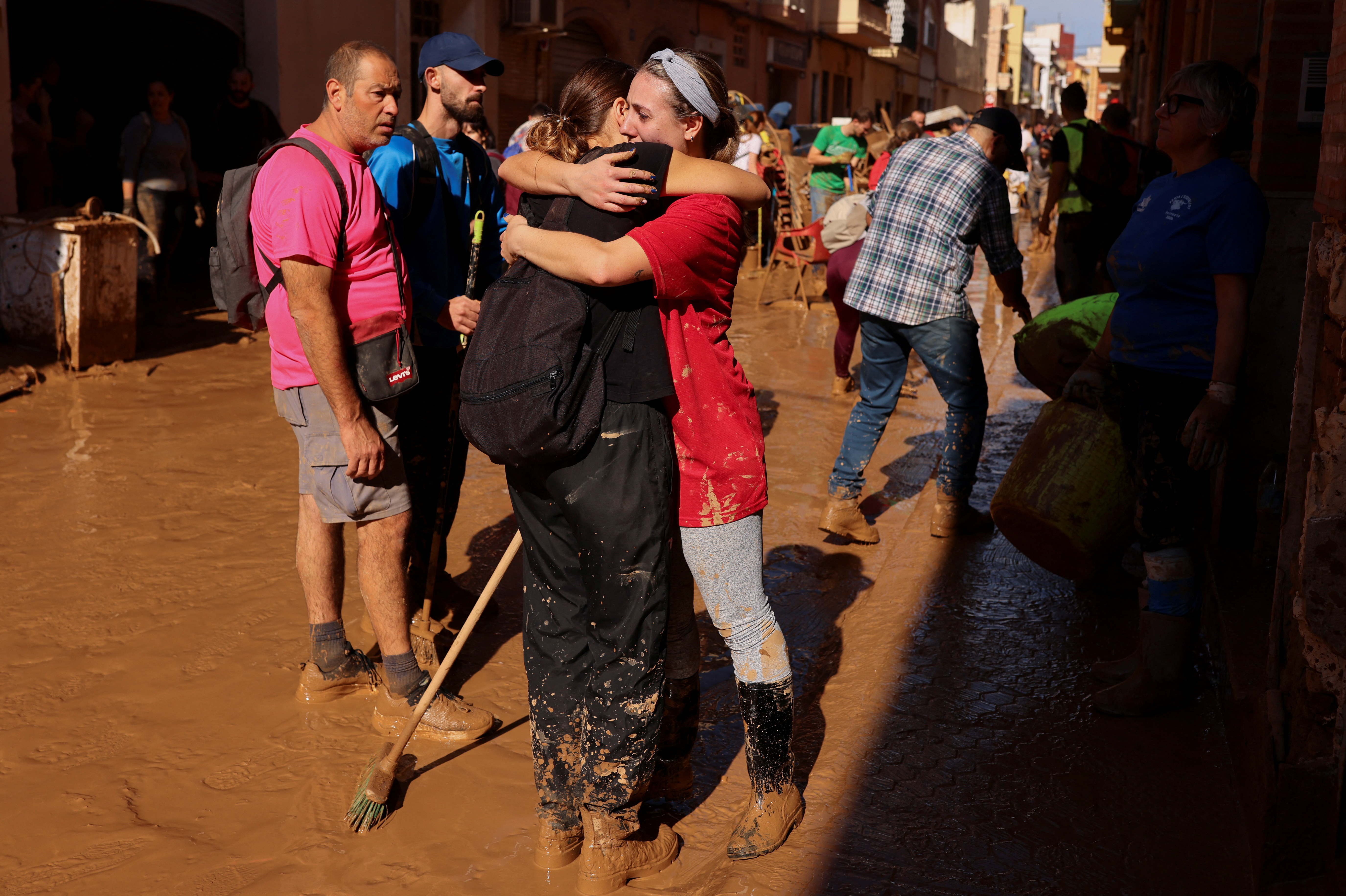 Aftermath of floods near Valencia