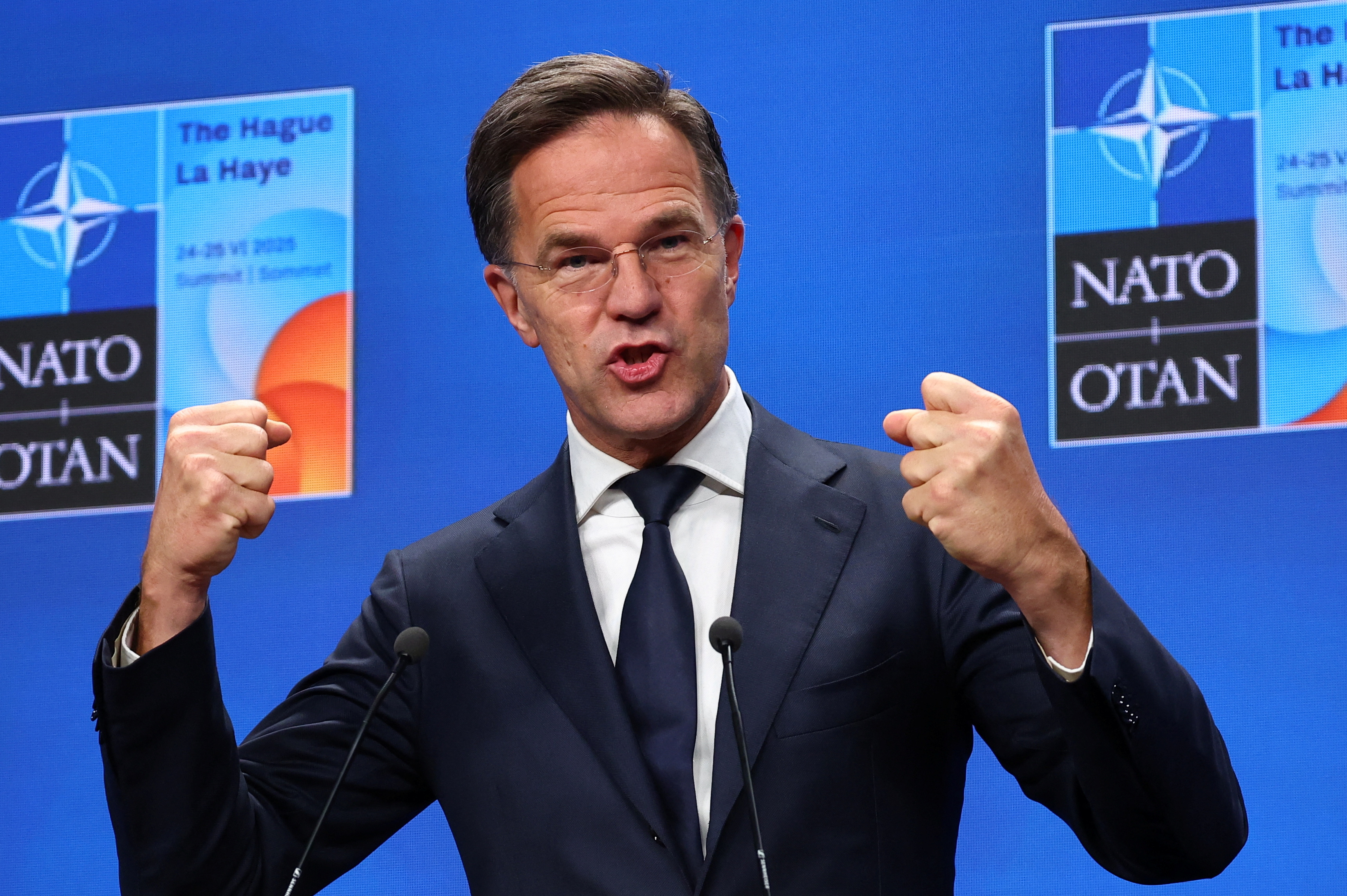 FILE PHOTO: NATO summit in The Hague