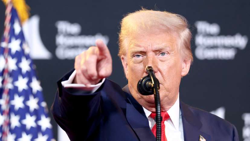 U.S. President Trump visits the Kennedy Center in Washington, D.C.