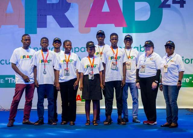 Mawuli and Thomas' team emerged as 1st runner-up of the Robotics Competition in Accra