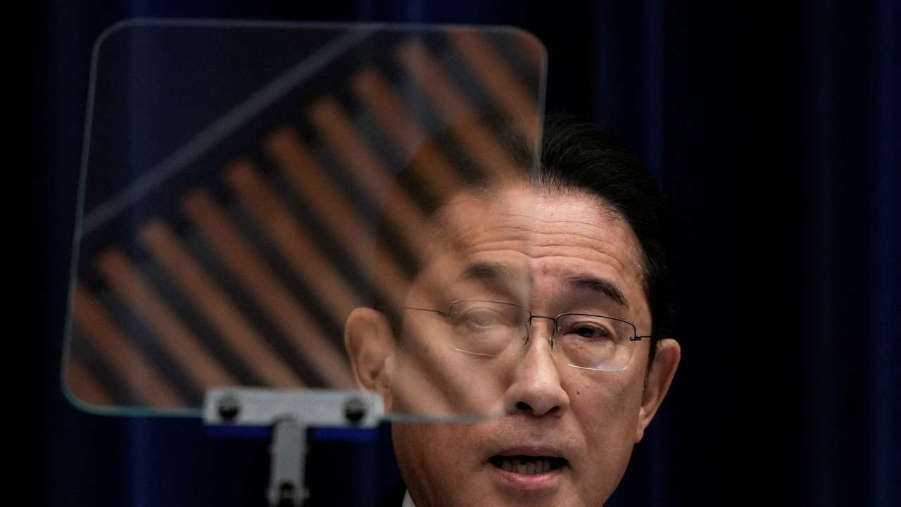 Press conference by Japan's Prime Minister Fumio Kishida, in Tokyo