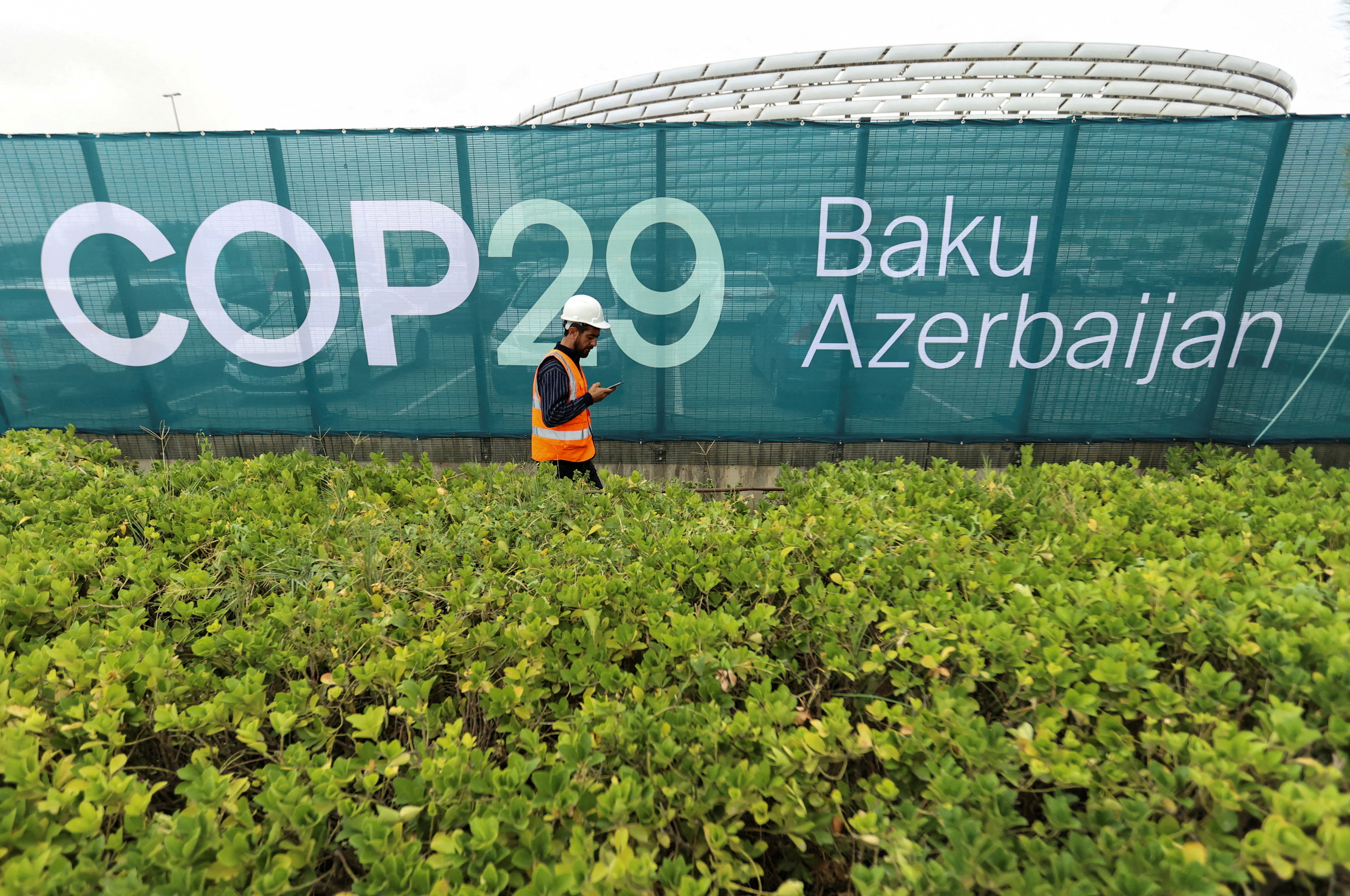 FILE PHOTO: Venue of the COP29 in Baku