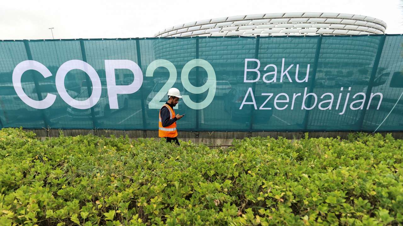 FILE PHOTO: Venue of the COP29 in Baku