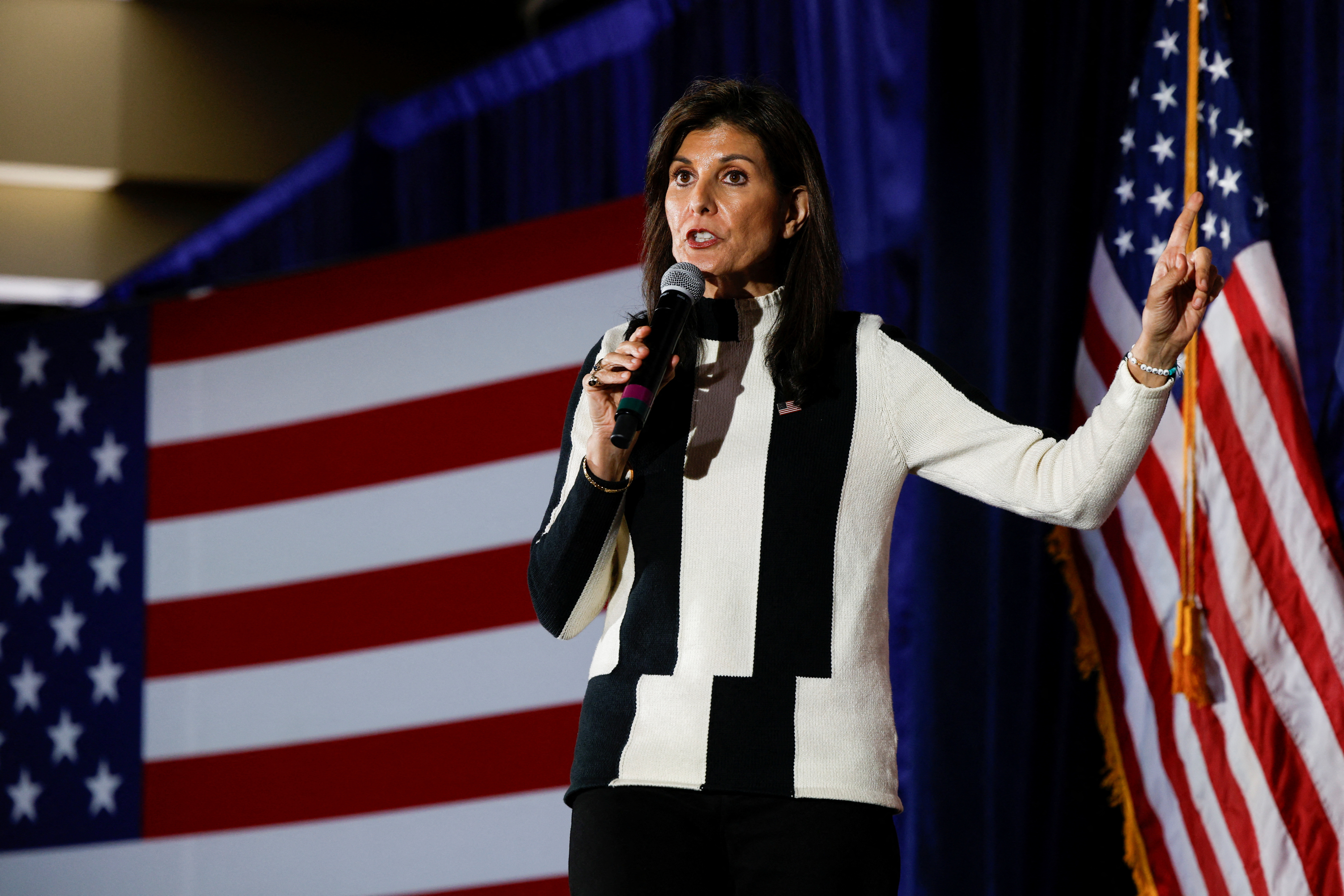 Republican presidential candidate Nikki Haley campaigns in Michigan