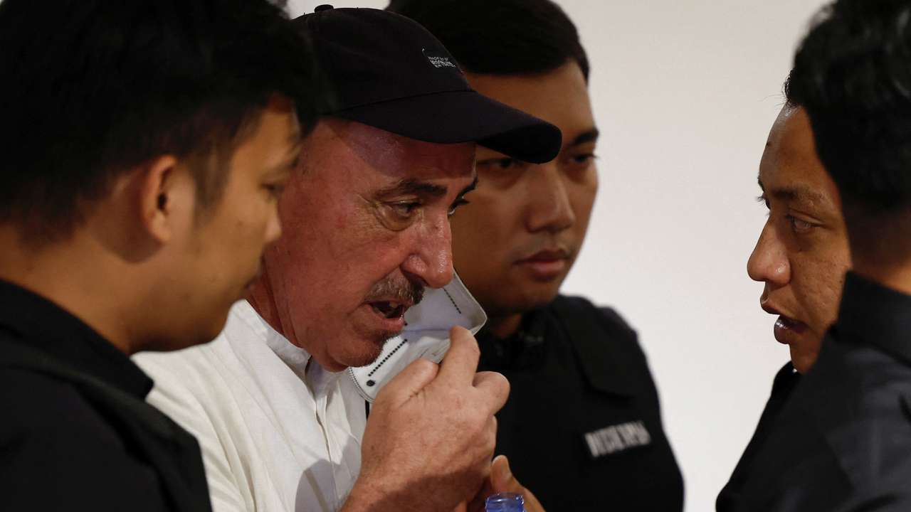 A Frenchman on death row for drug offences returns to his home country from Indonesia after repatriation deal
