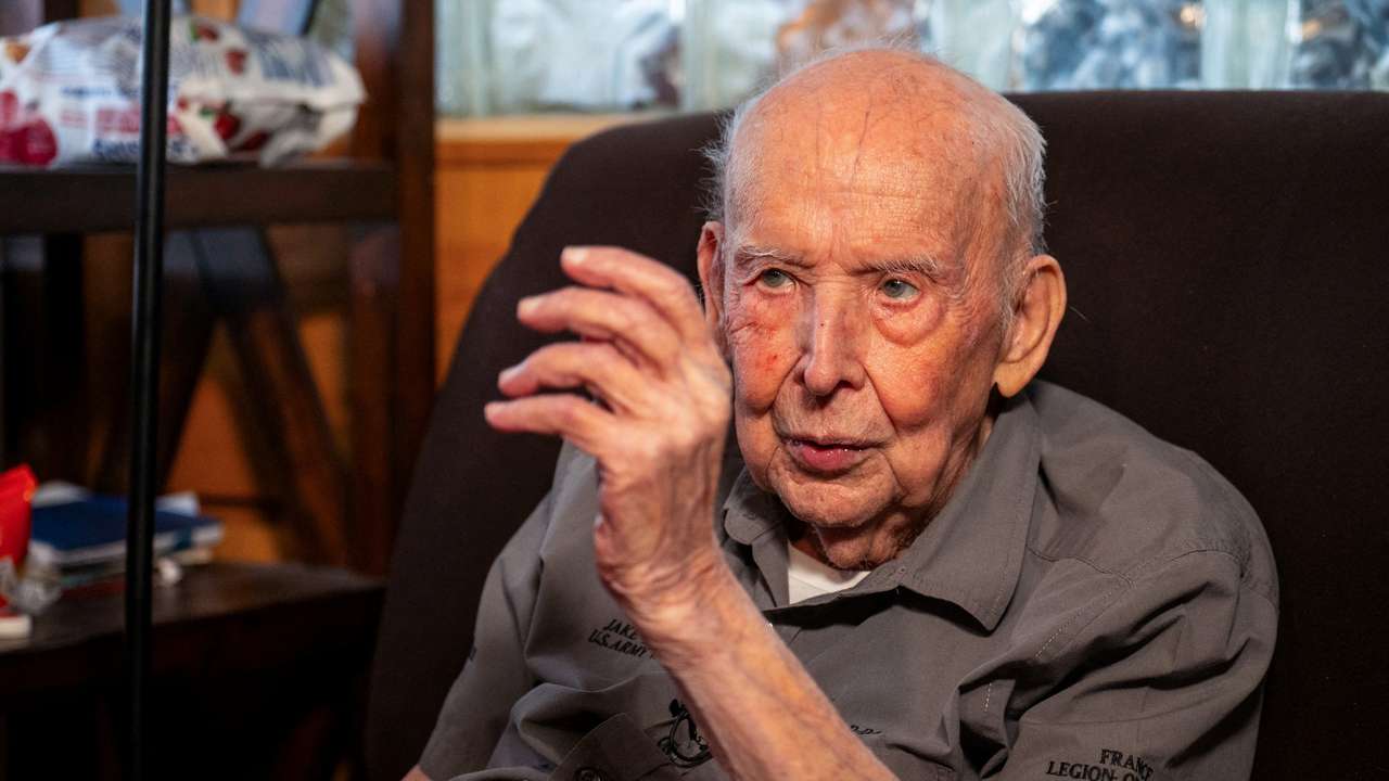 Jake Larson, a 101-year-old World War II veteran during an interview with Reuters